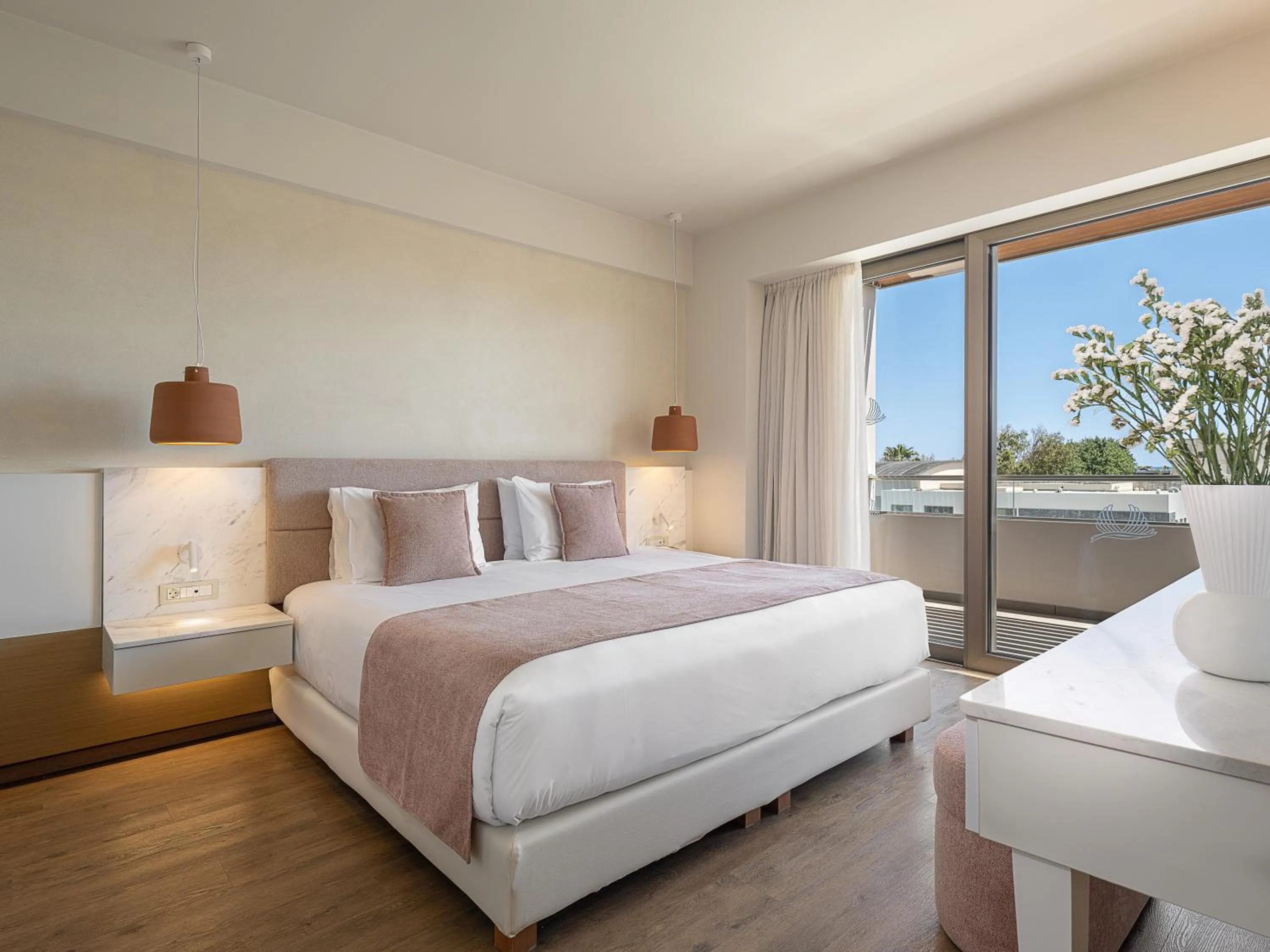 Bed in Avra Imperial Hotel