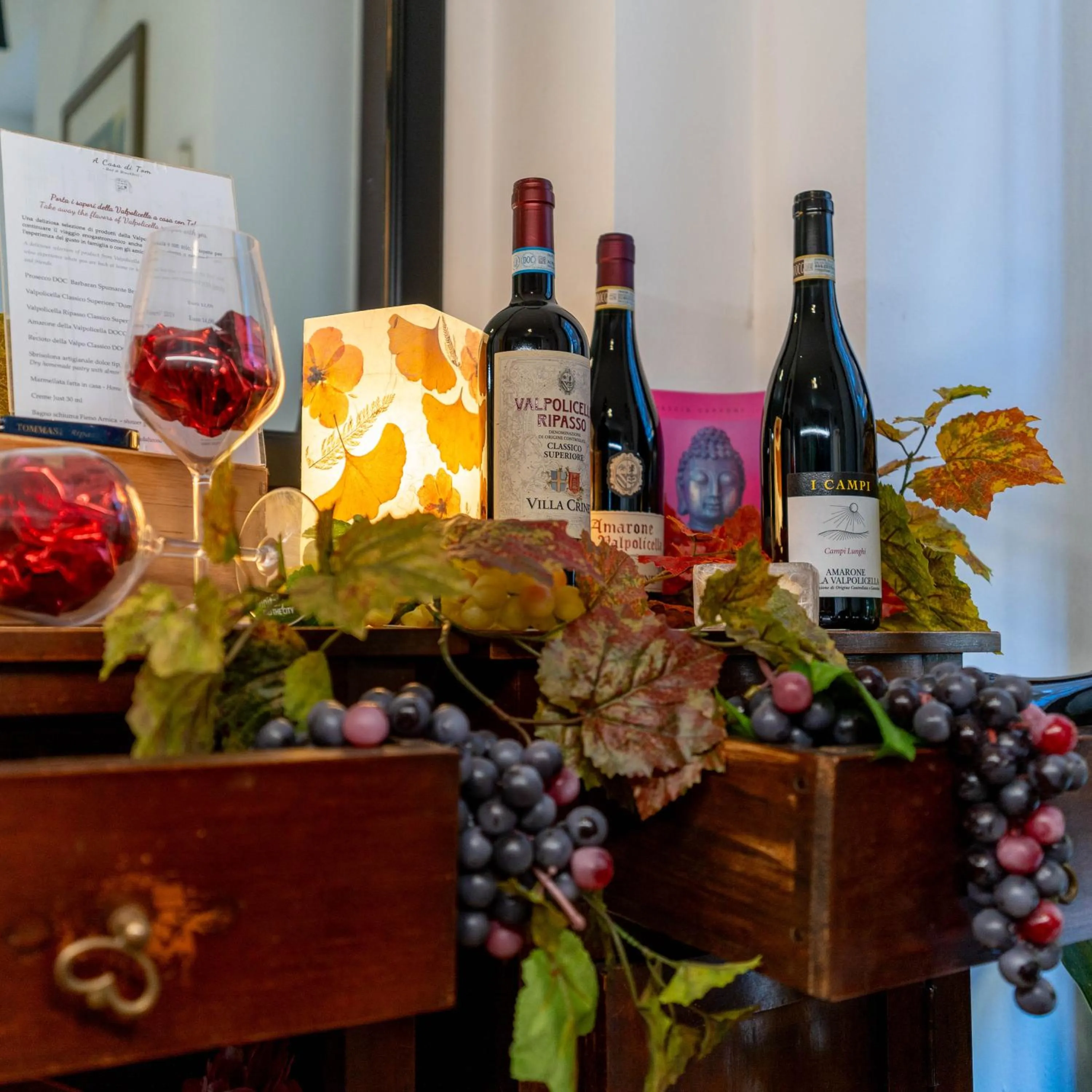 Alcoholic drinks in A Casa di Tom