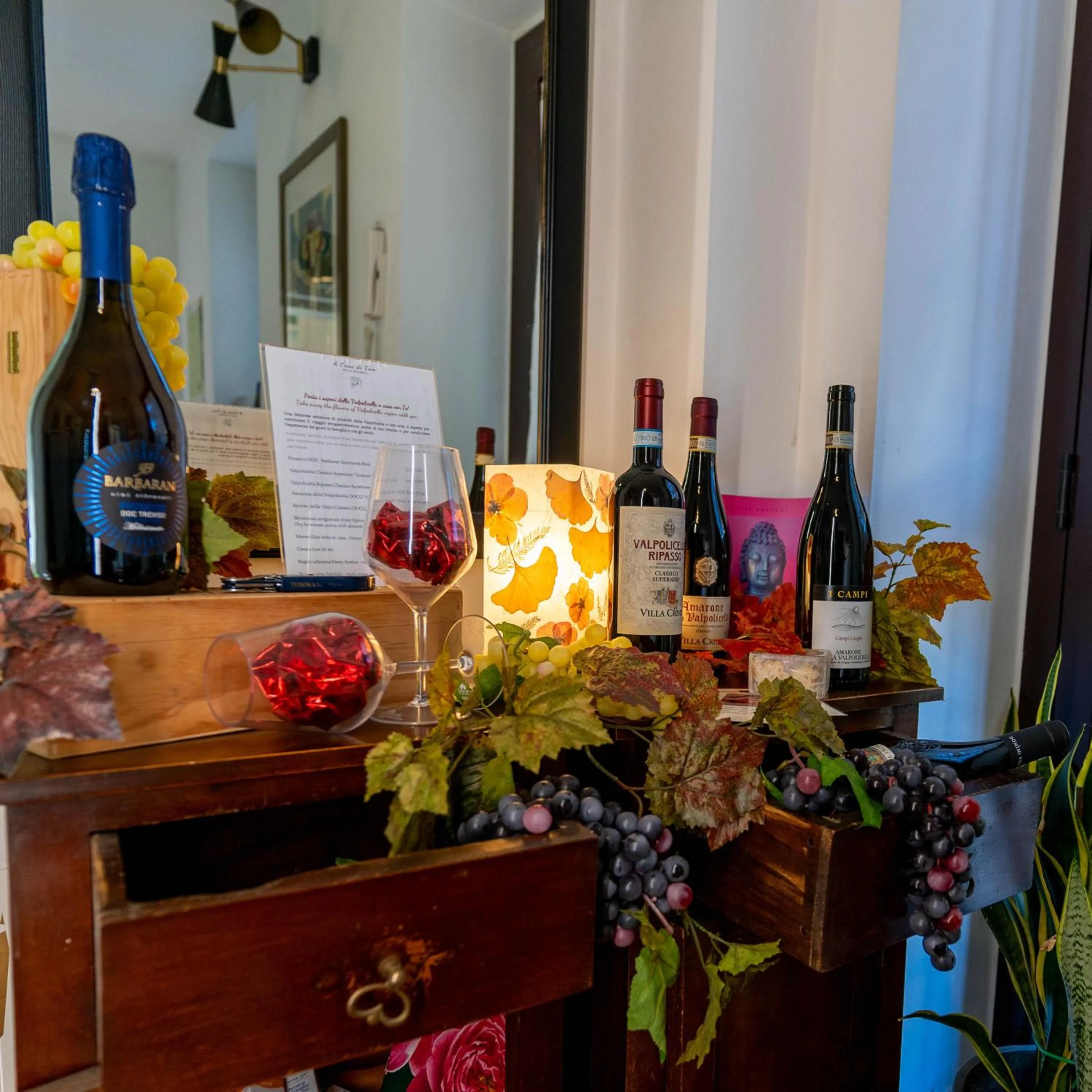 Alcoholic drinks in A Casa di Tom