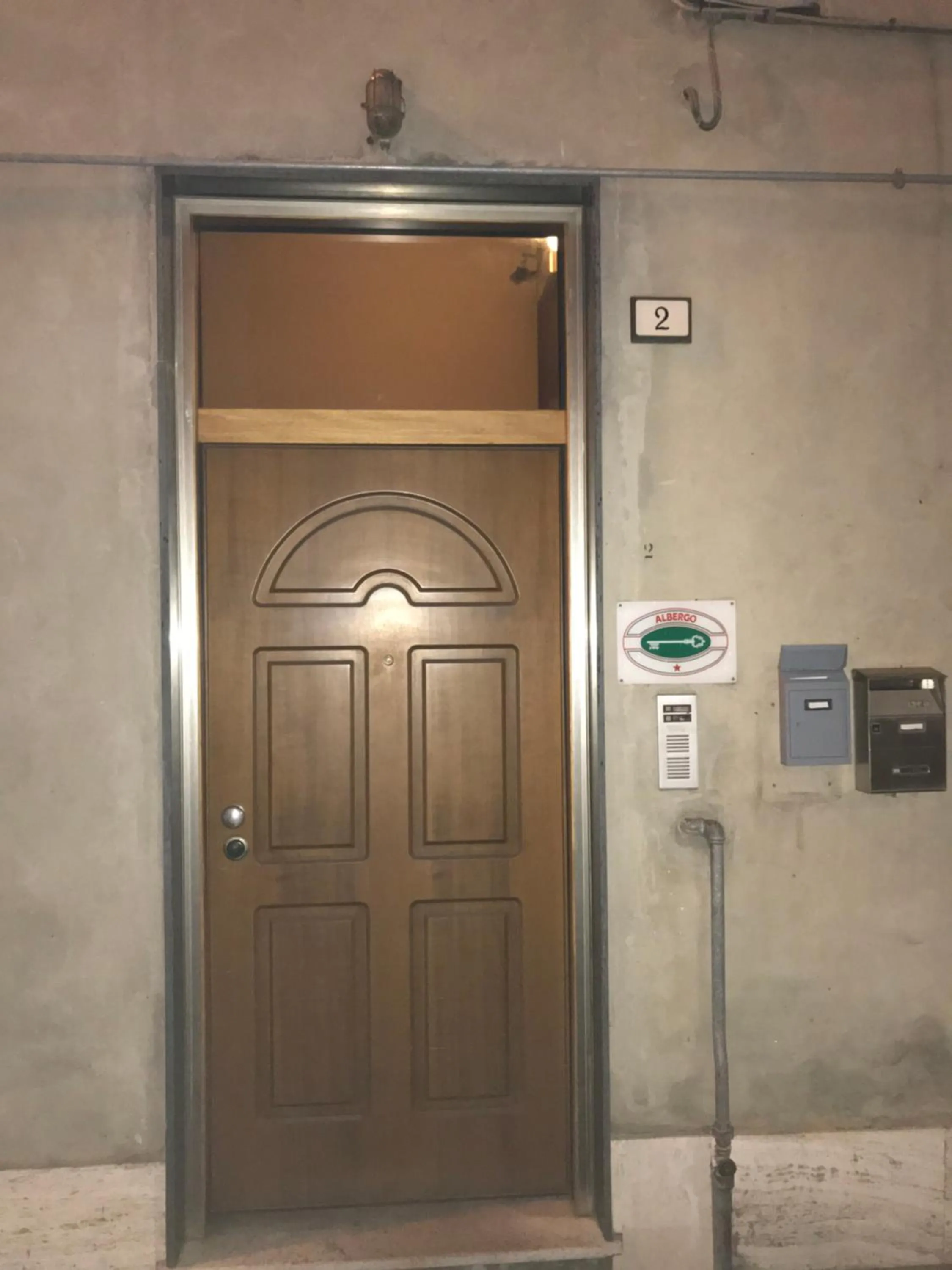 Facade/entrance in Albergo centrale