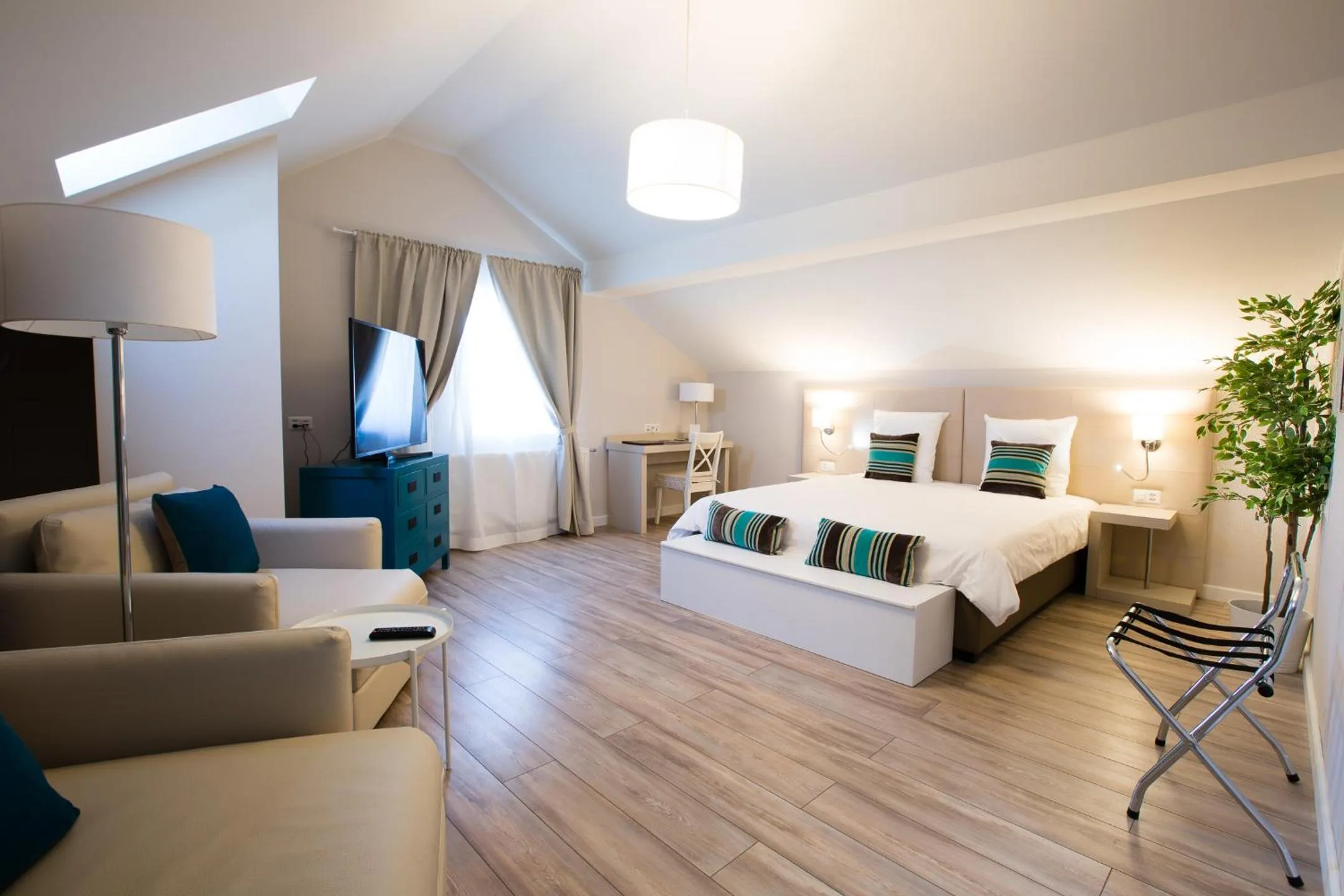 Bed in Auberge des Grands Bois