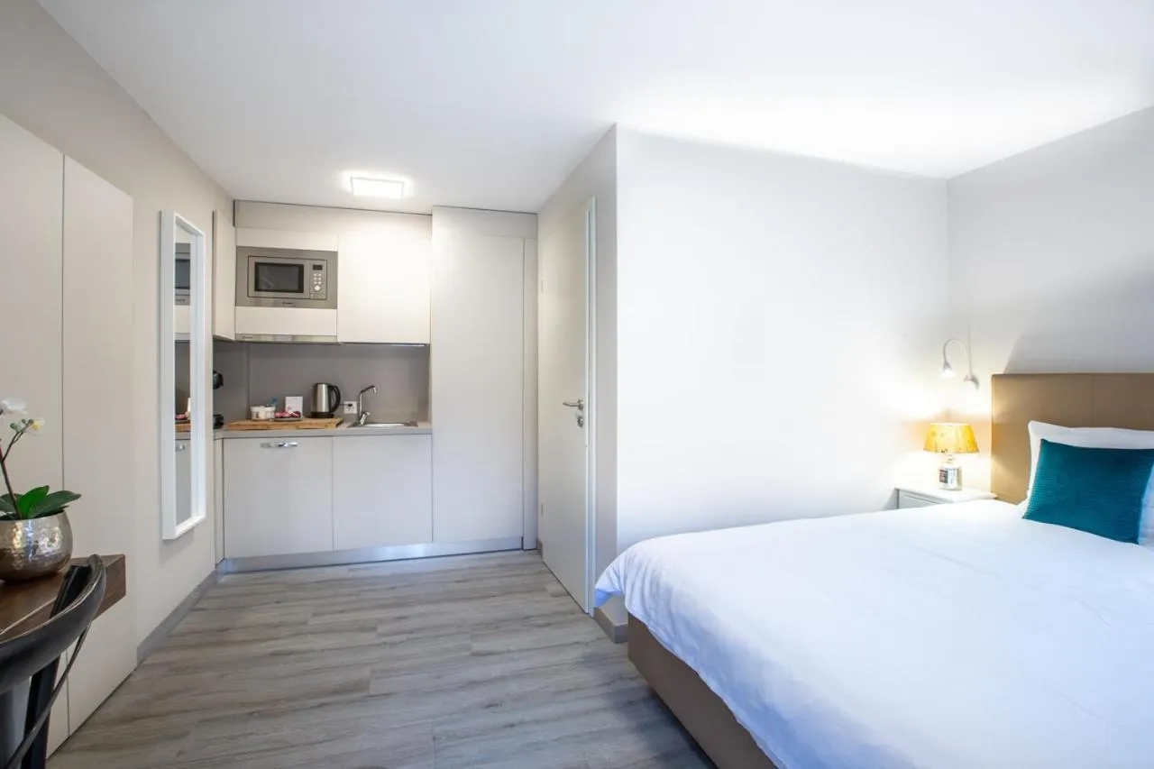 Bed in Auberge des Grands Bois