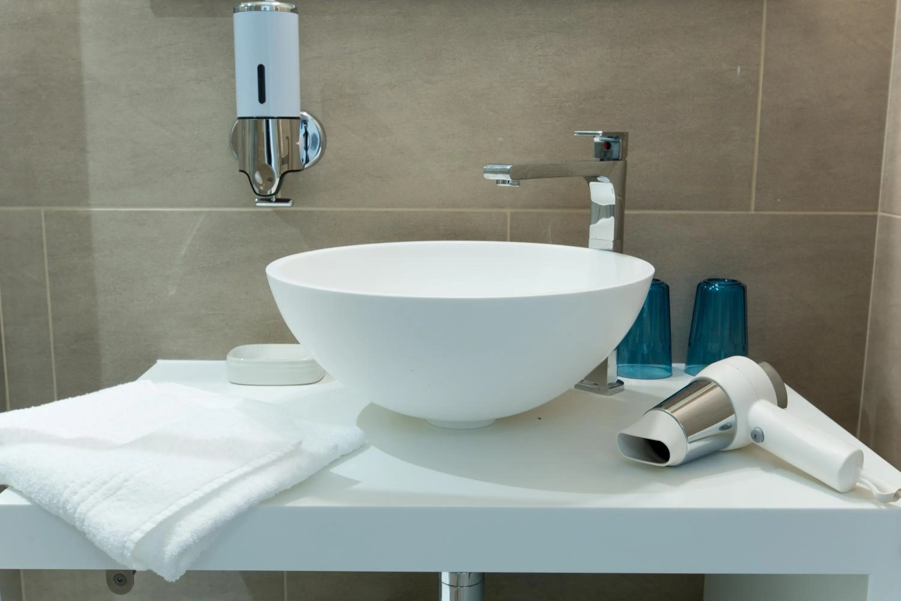 Bathroom in Auberge des Grands Bois