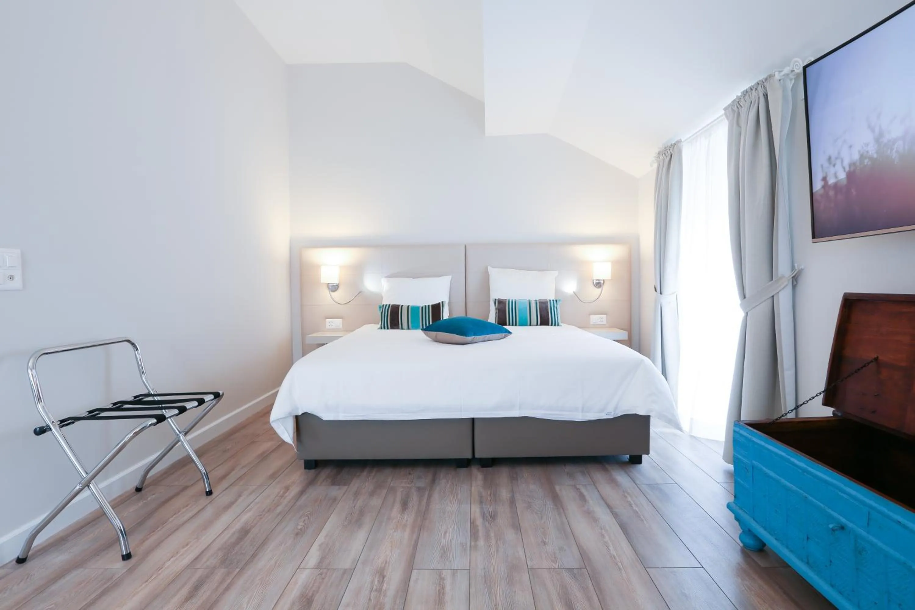 Bed in Auberge des Grands Bois