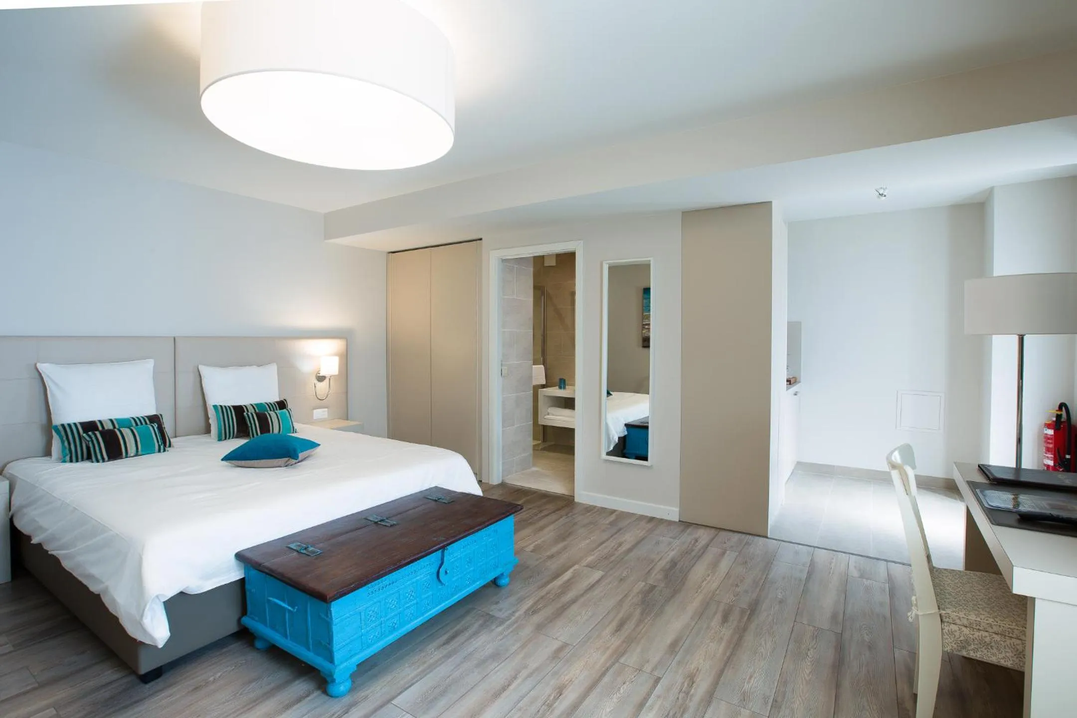 Bed in Auberge des Grands Bois