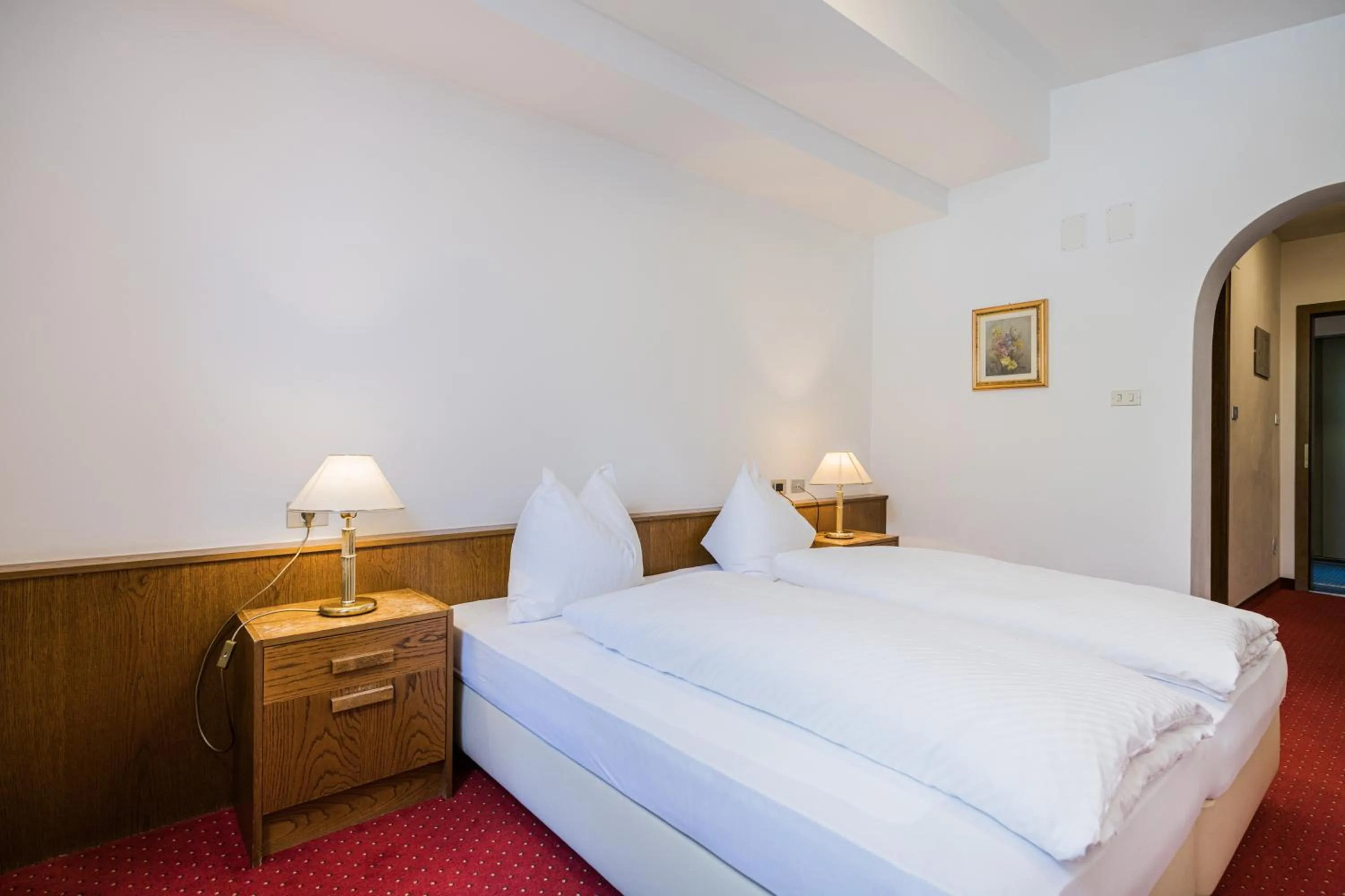 Bed in Hotel Waldheim