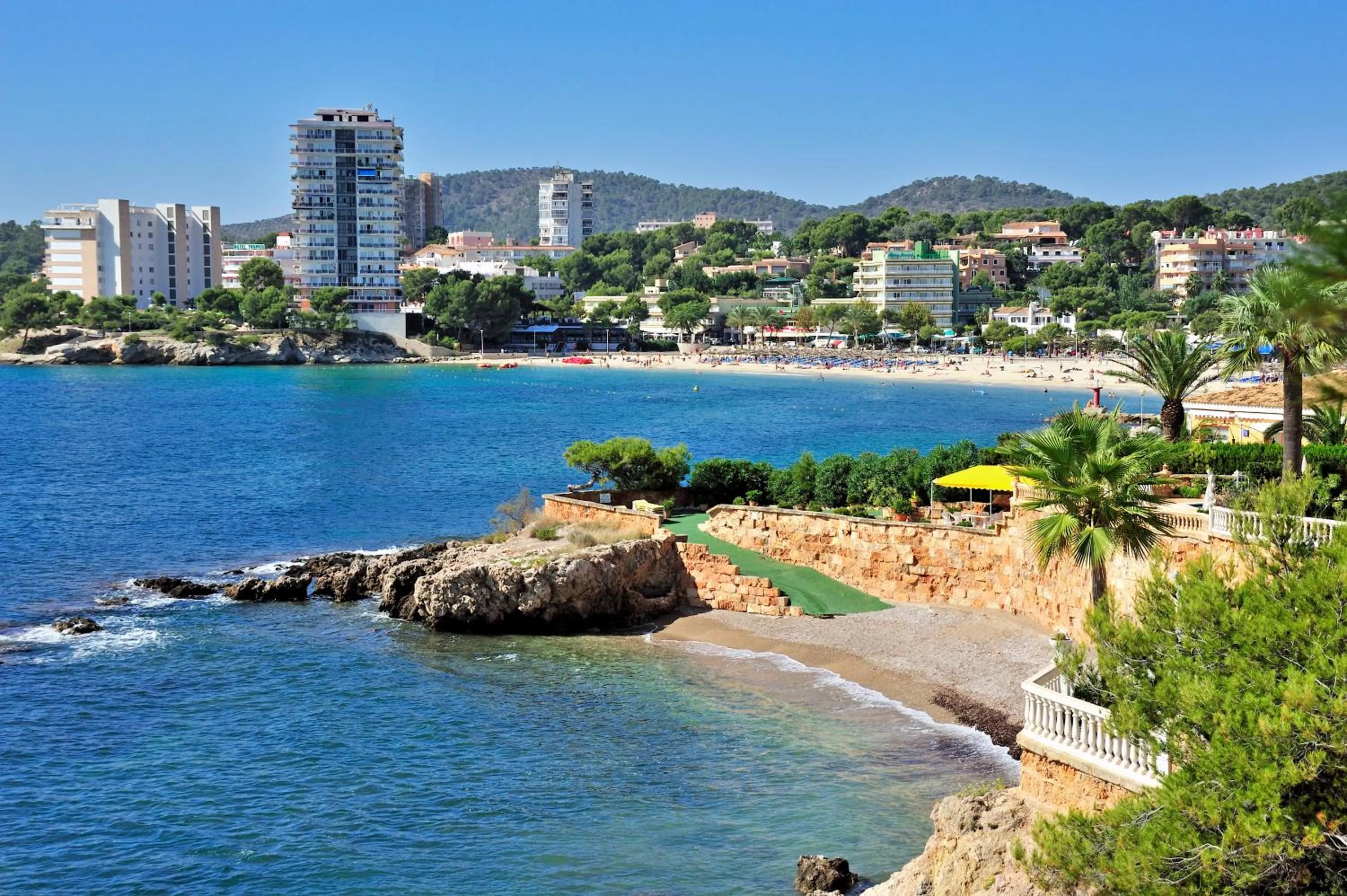 Beach in Marina Palmanova Apartamentos