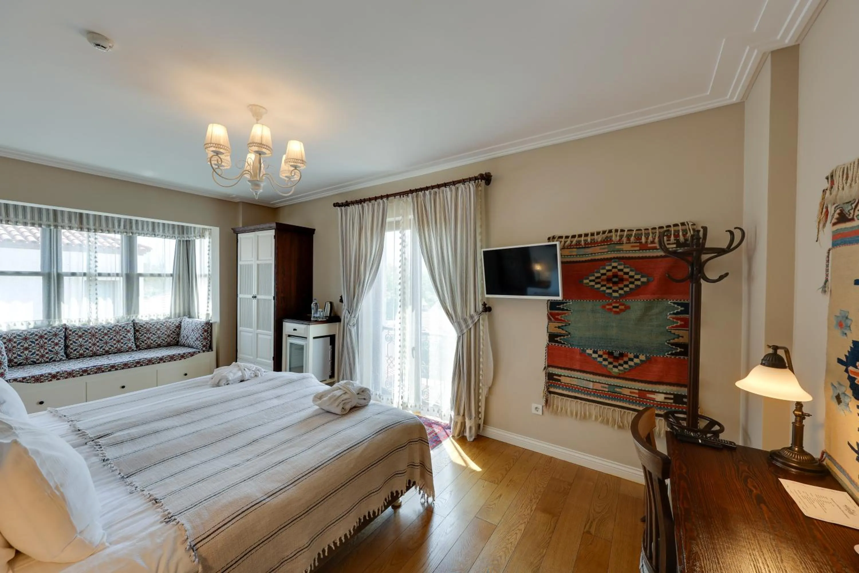 Bed in Akanthus Hotel Ephesus