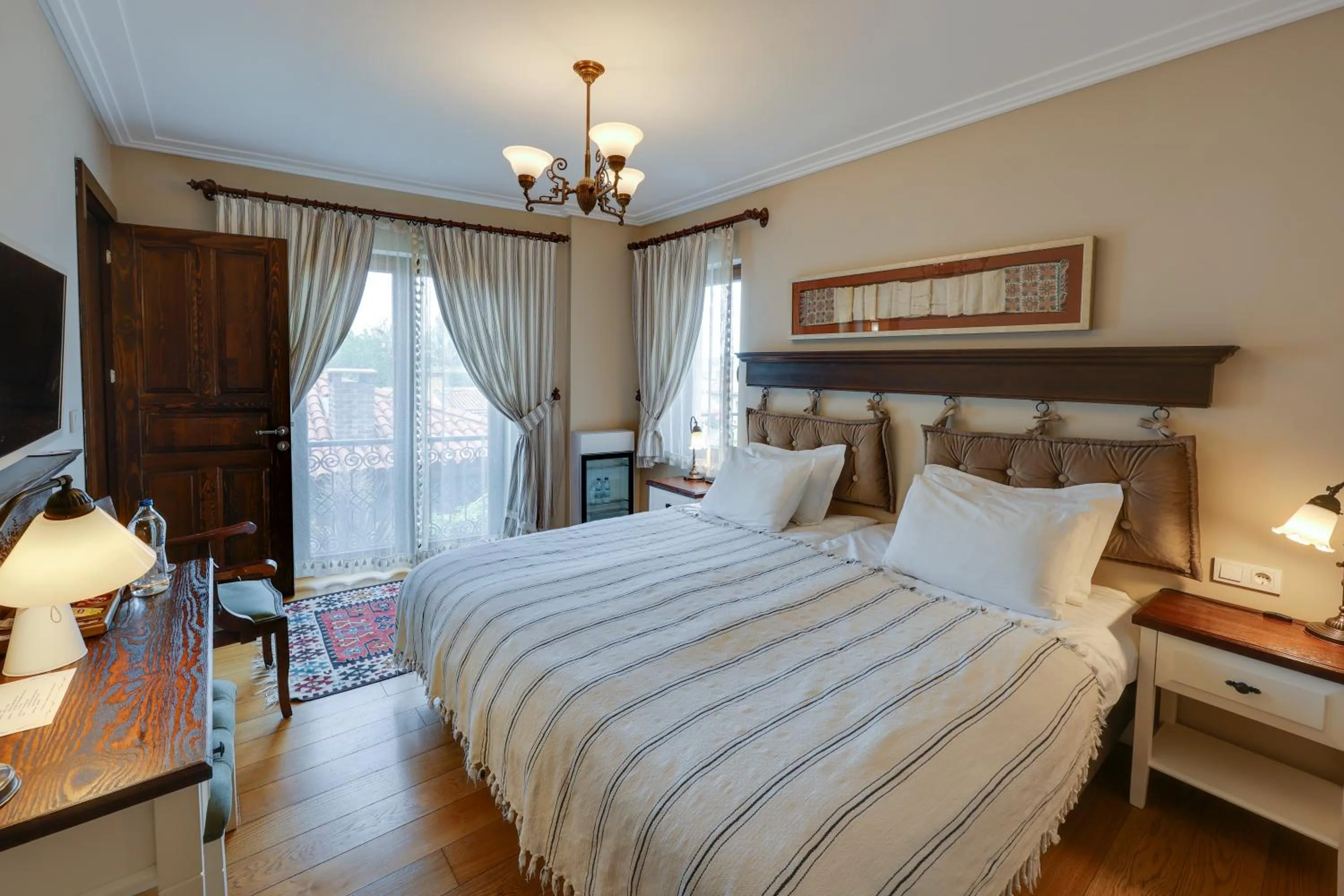 Bed in Akanthus Hotel Ephesus