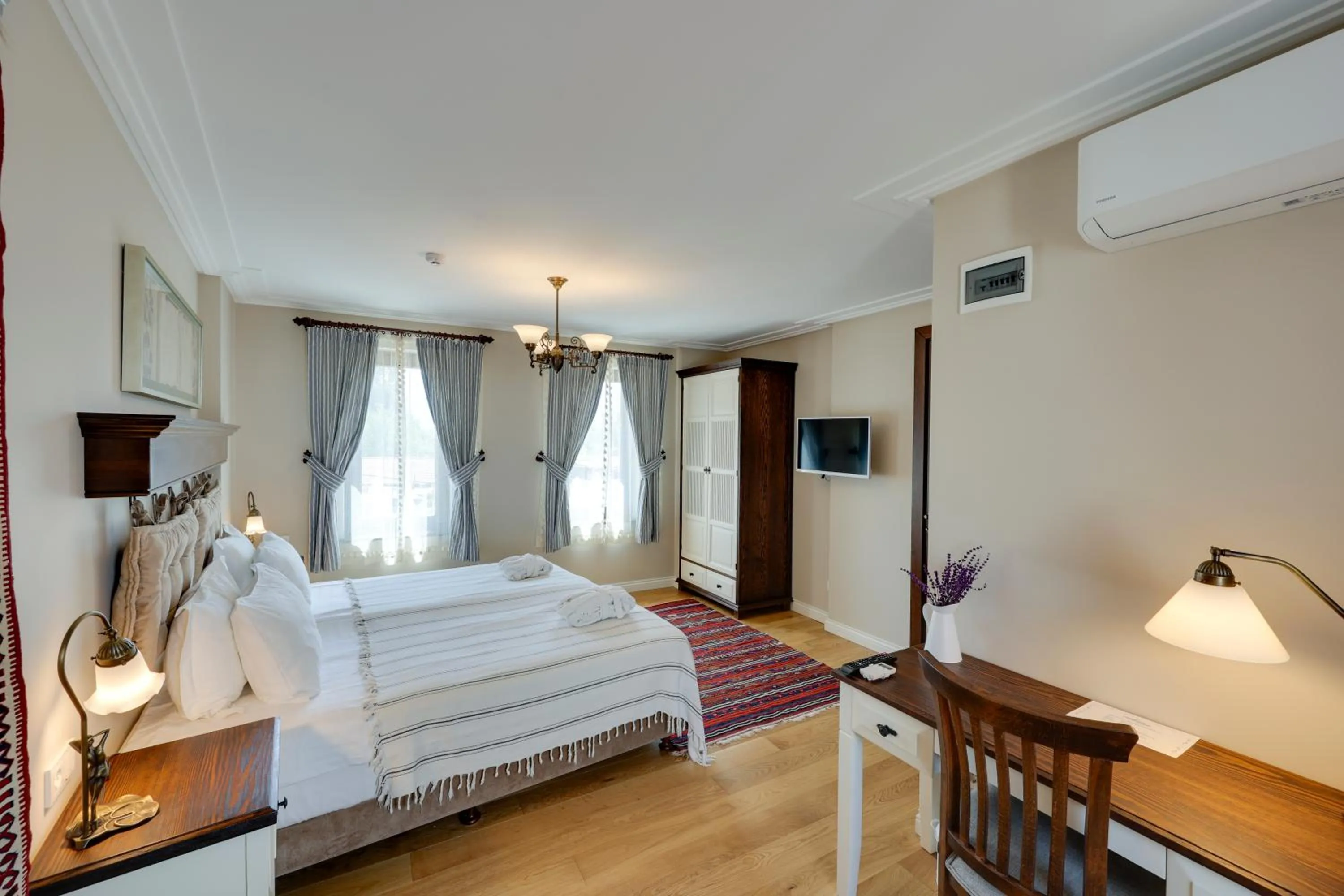 Bed in Akanthus Hotel Ephesus