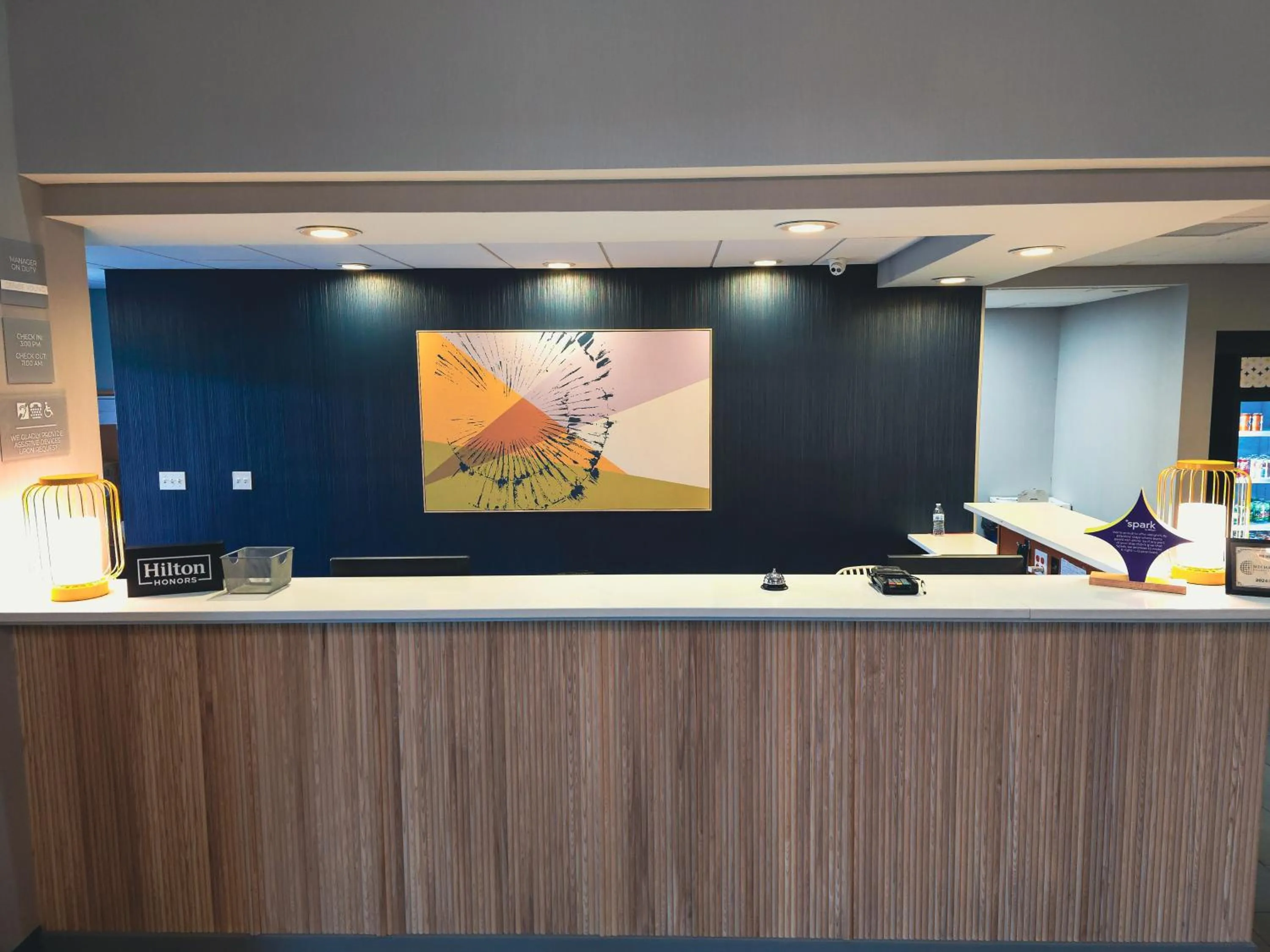 Lobby or reception in Spark by Hilton Mechanicsburg