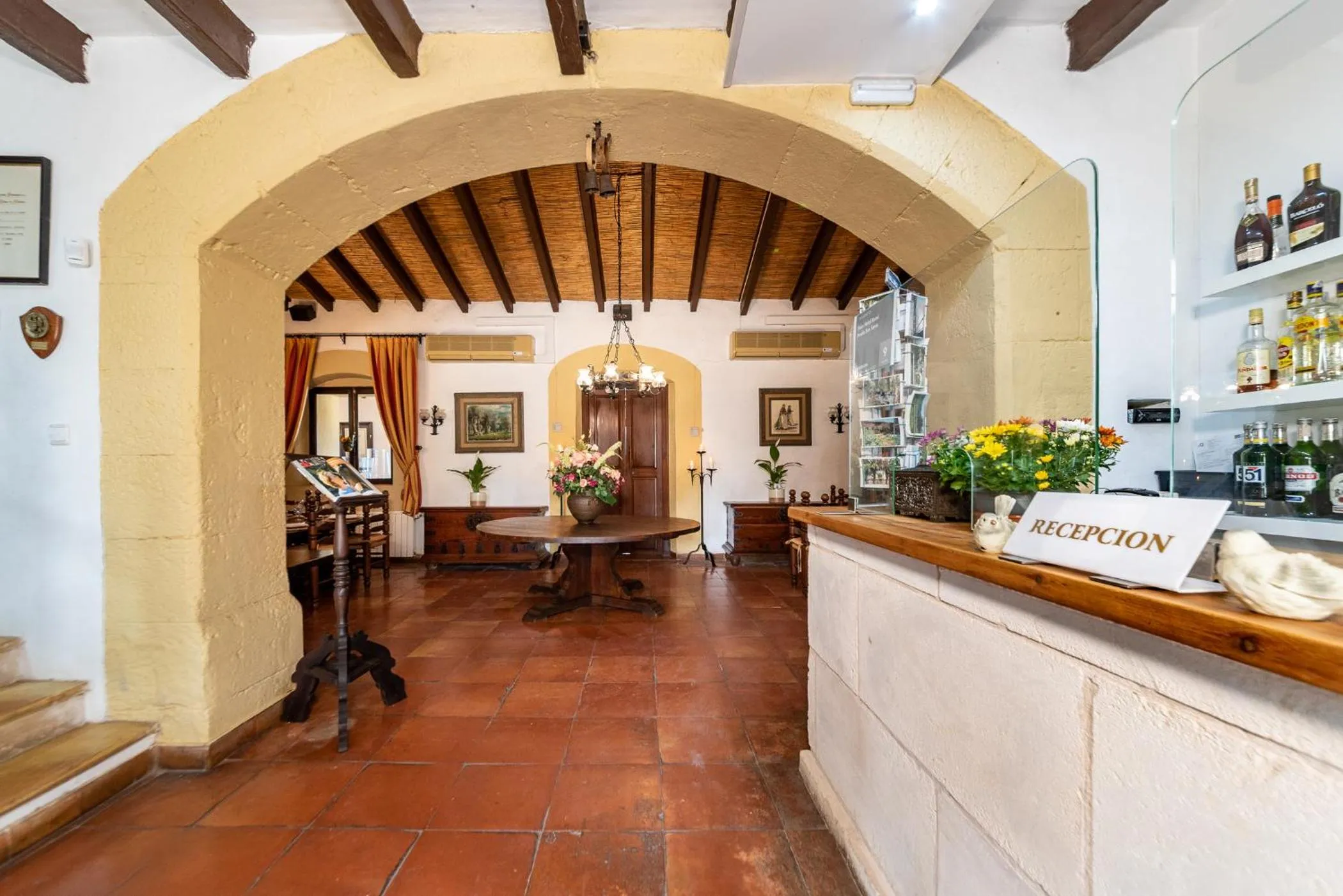 Lobby or reception in Finca Hotel Rural Predio Son Serra