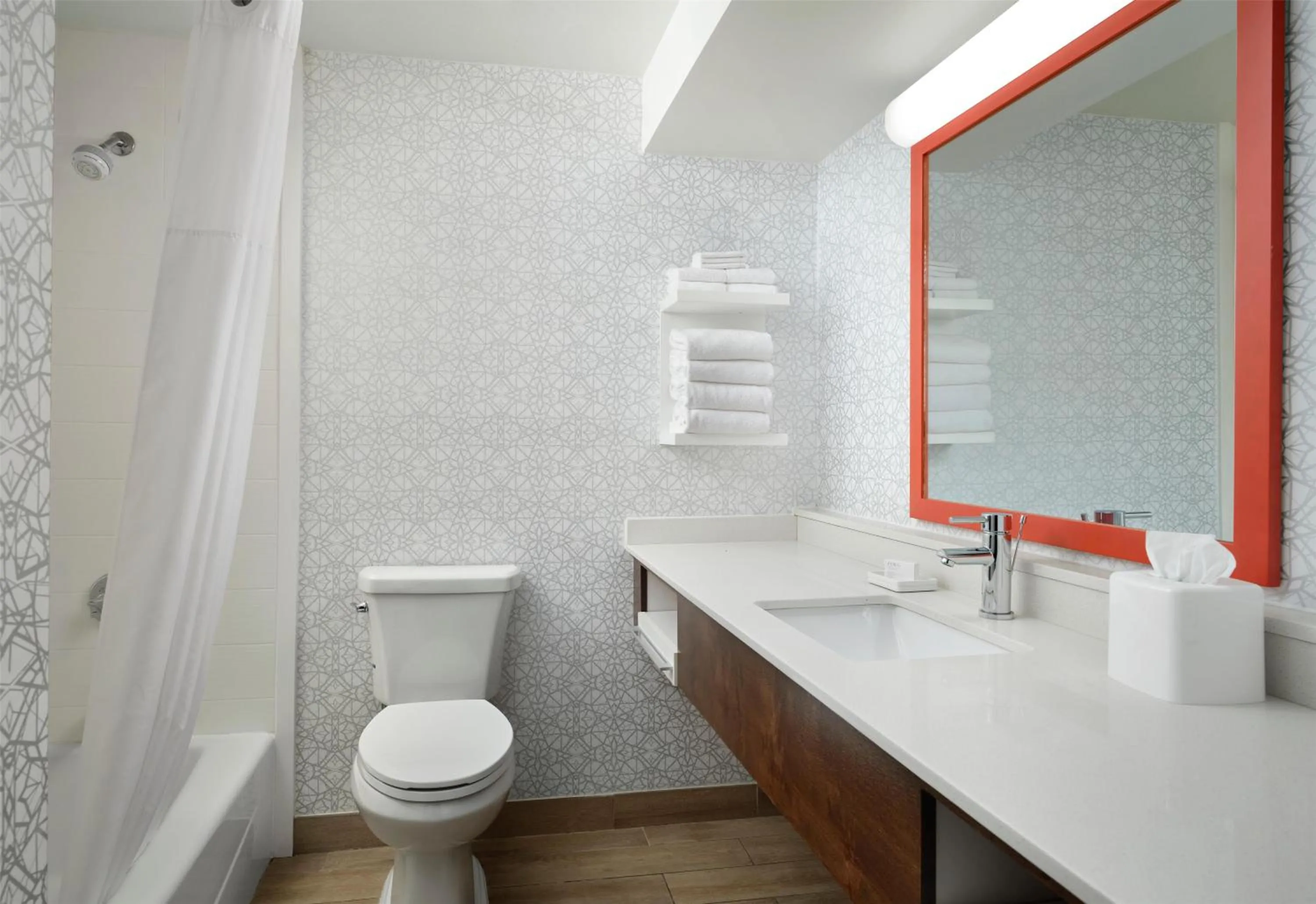 Bathroom in Hampton Inn Meridian