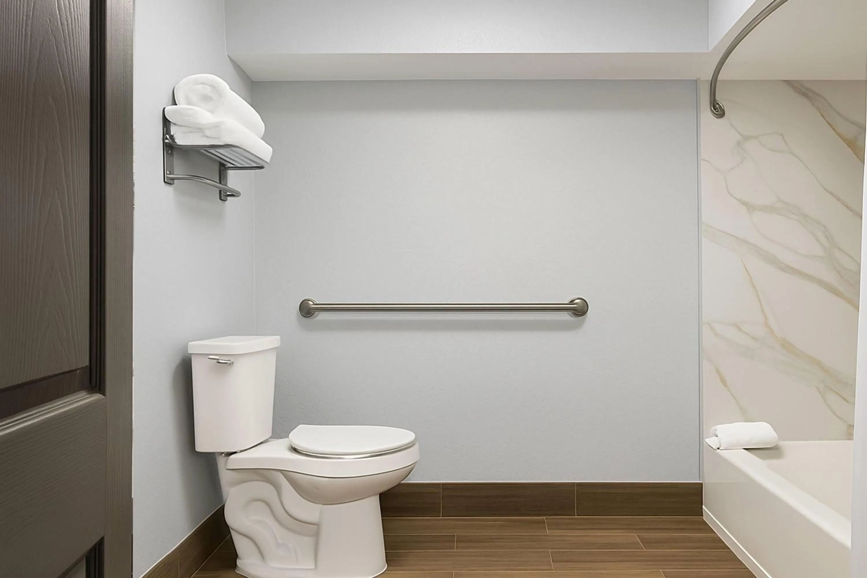 Bathroom in Baymont by Wyndham Fayetteville