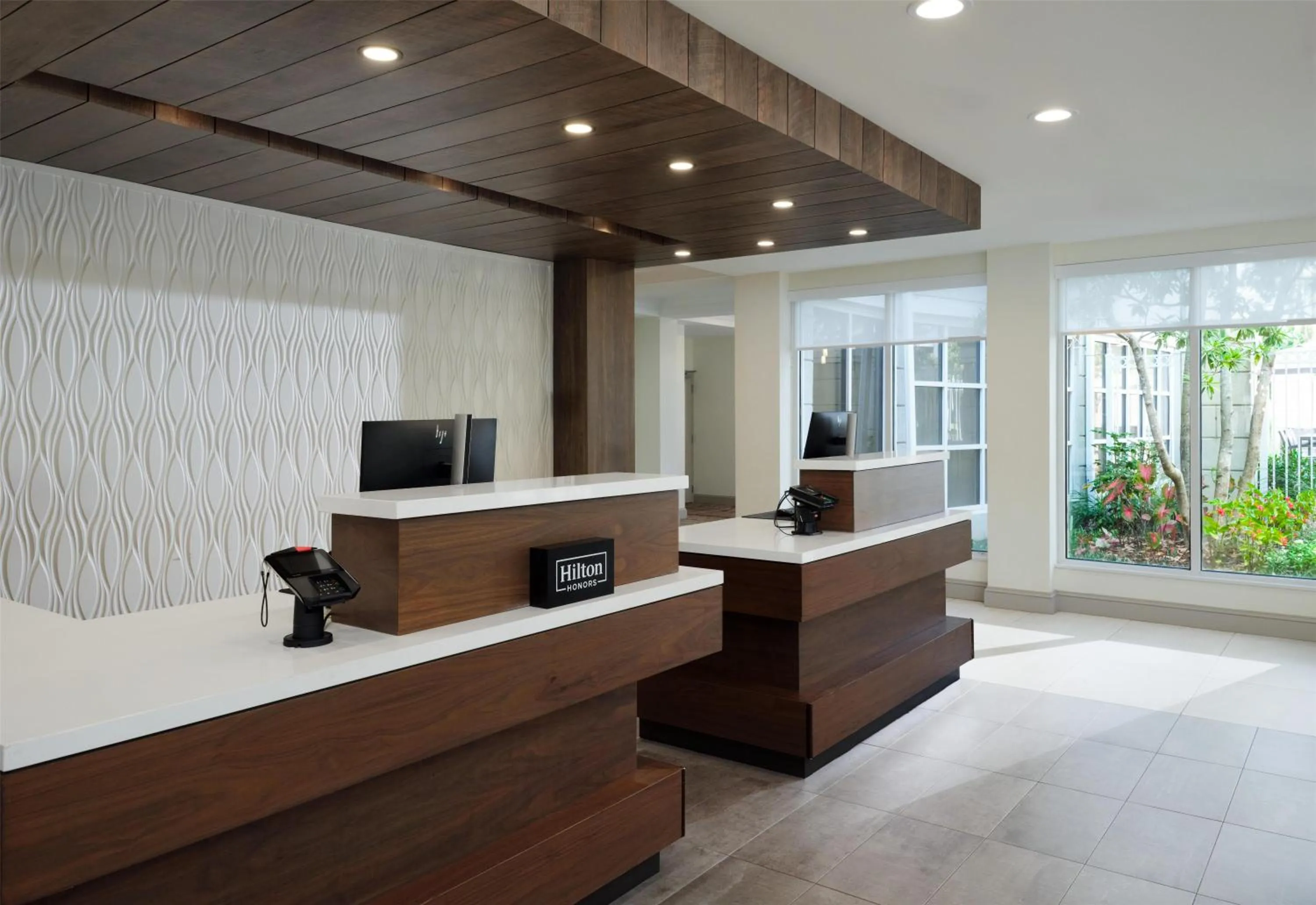 Lobby or reception in Hilton Garden Inn Meridian