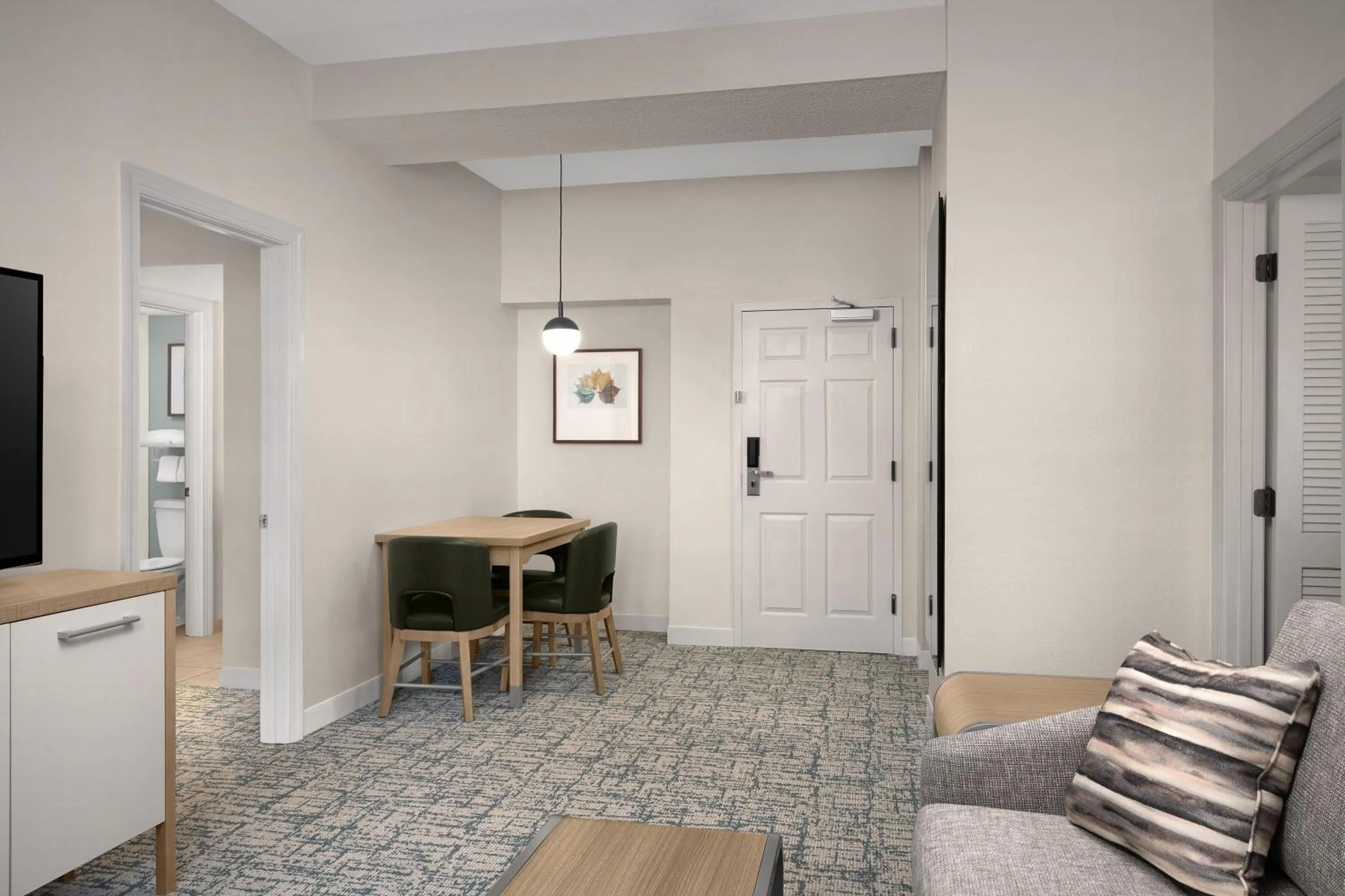 Living room in Homewood Suites by Hilton Raleigh/Cary