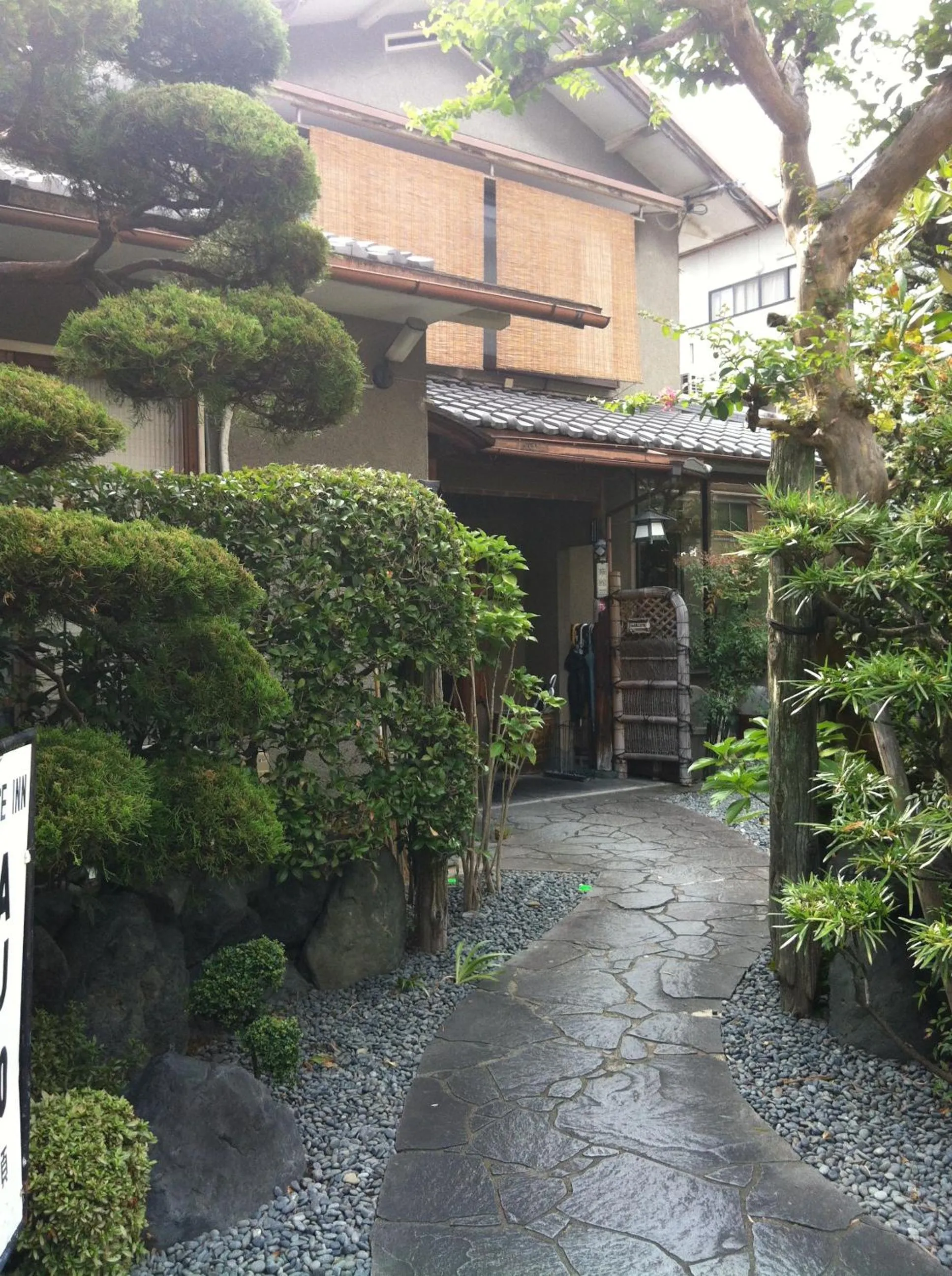 Facade/entrance in Rakucho Ryokan