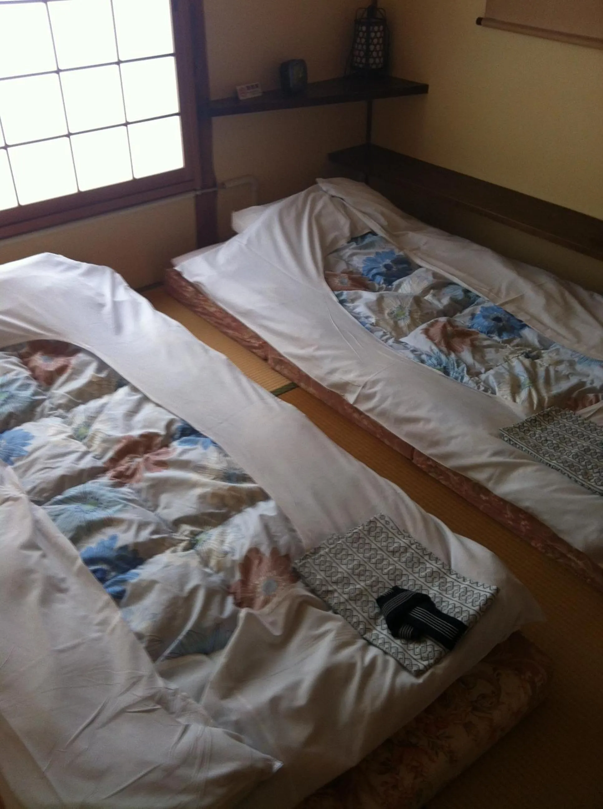 Bed in Rakucho Ryokan