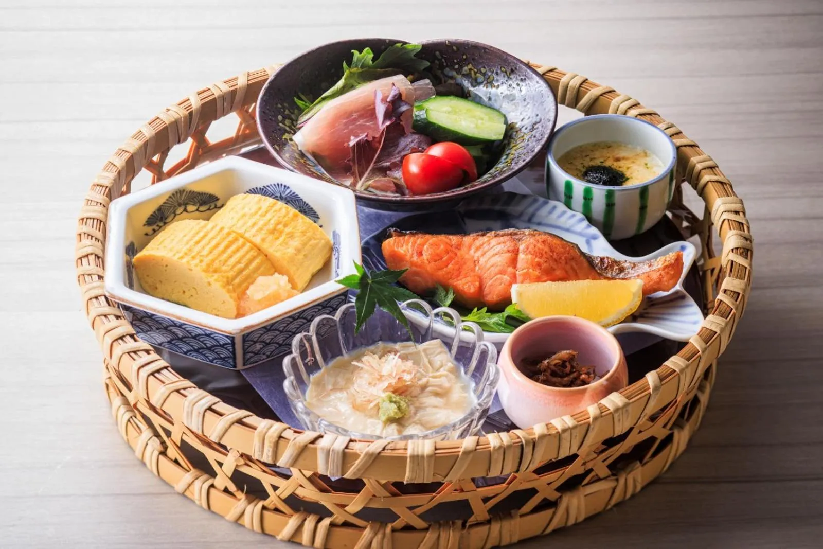 Food close-up in Tsukihitei