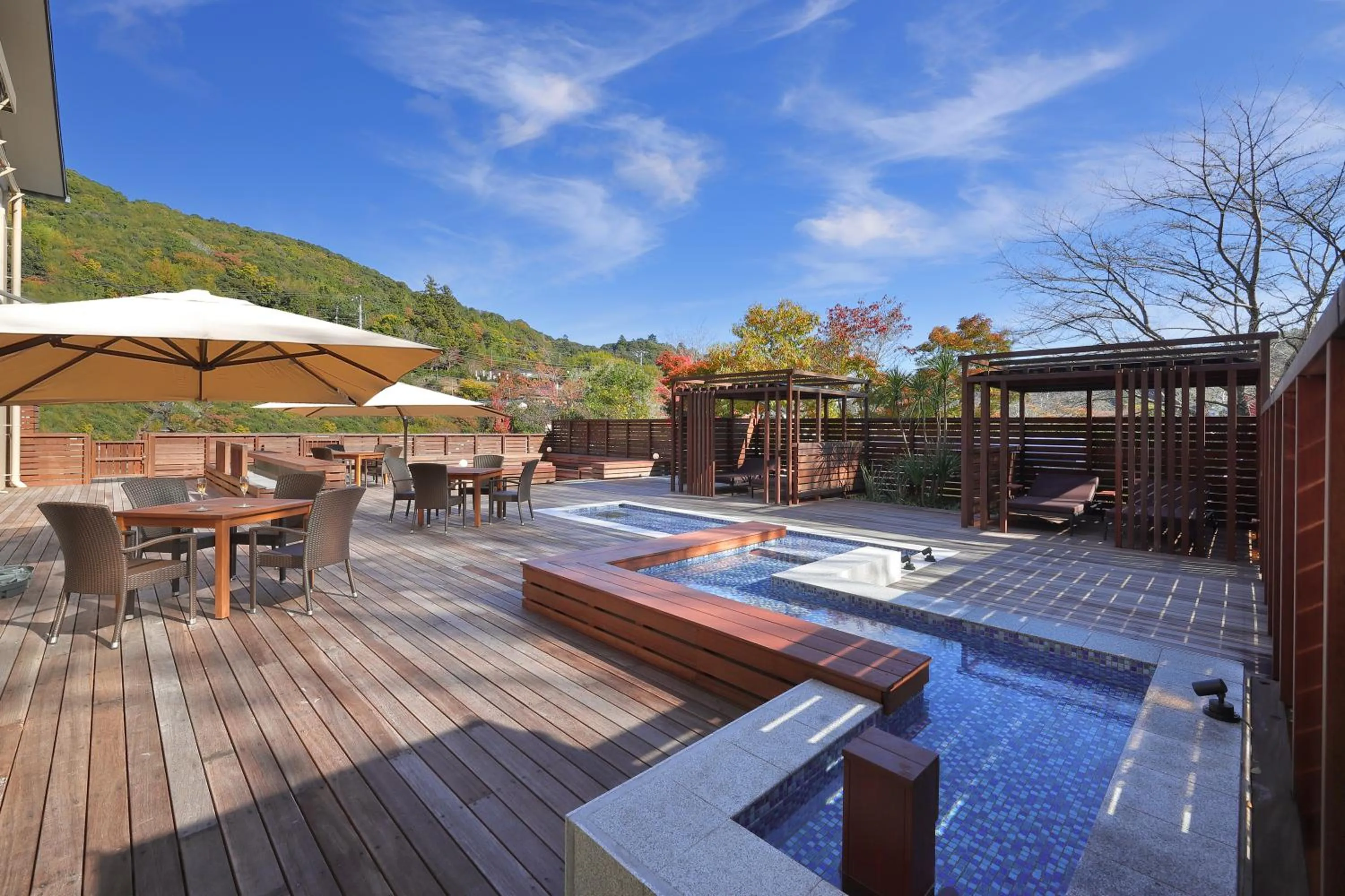 Balcony/Terrace in Marukyu Ryokan