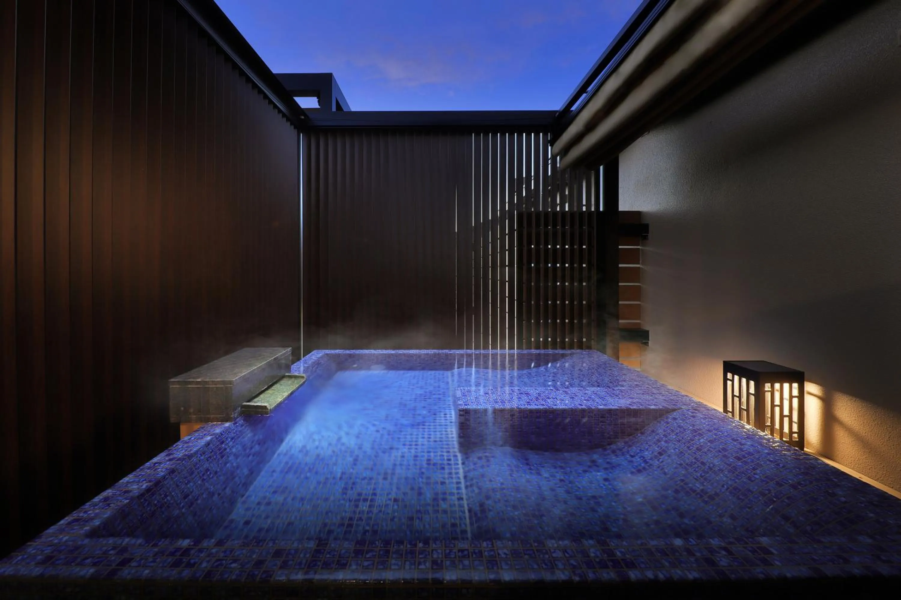 Hot Spring Bath, Bed in Marukyu Ryokan