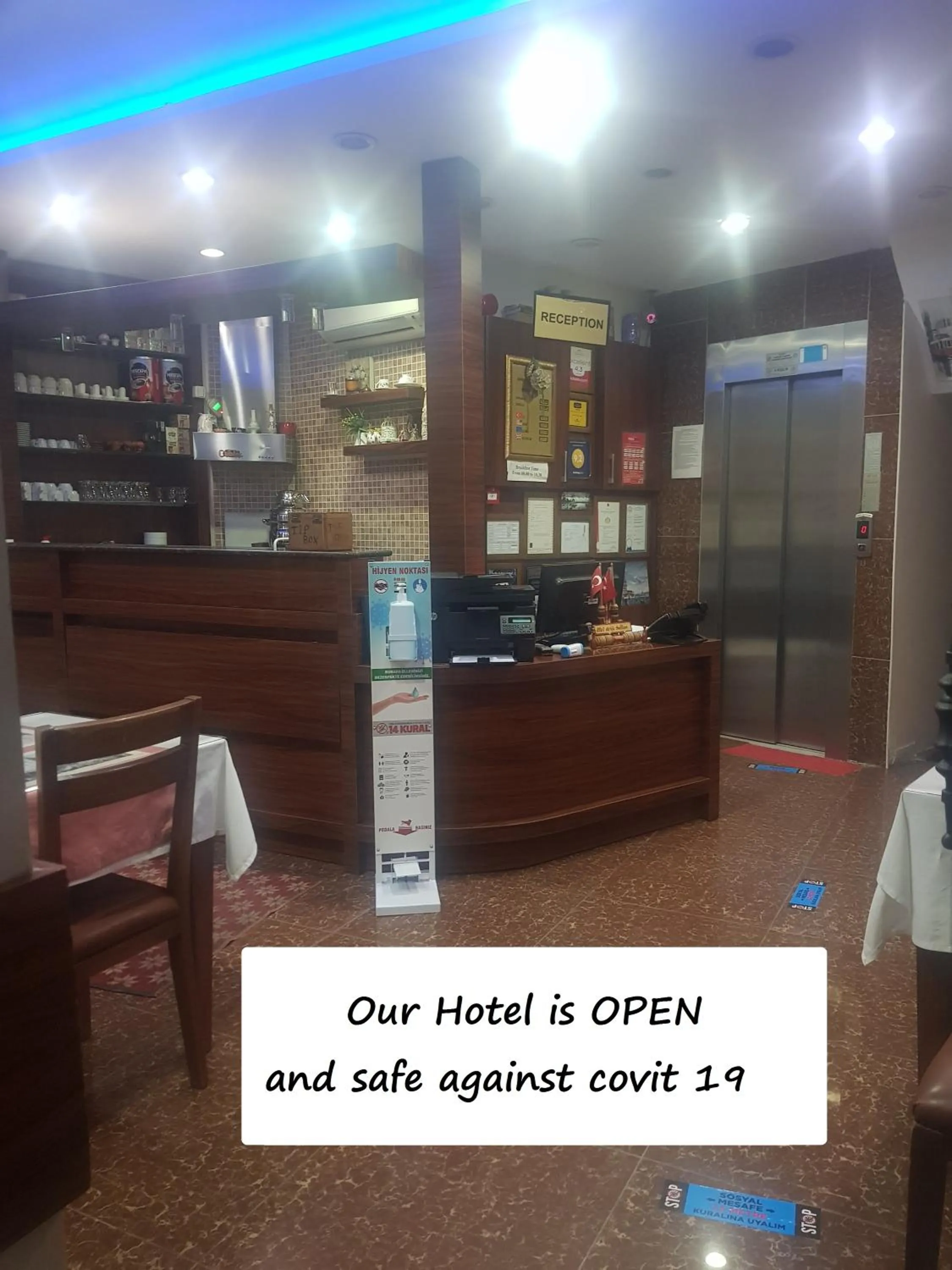 Logo/Certificate/Sign in Arife Sultan Hotel