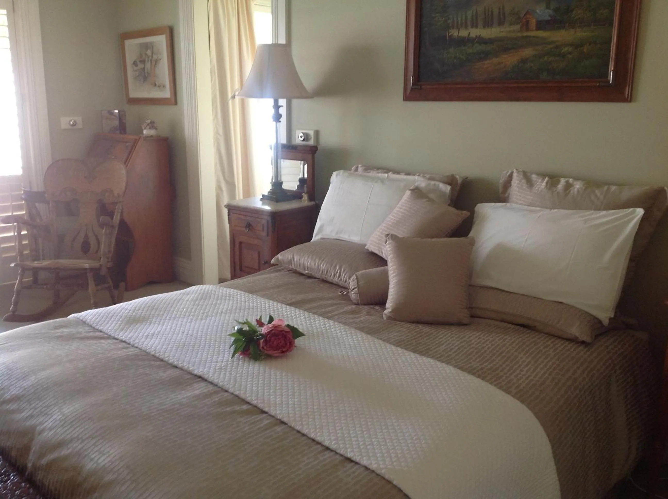 Bed in Kippilaw House