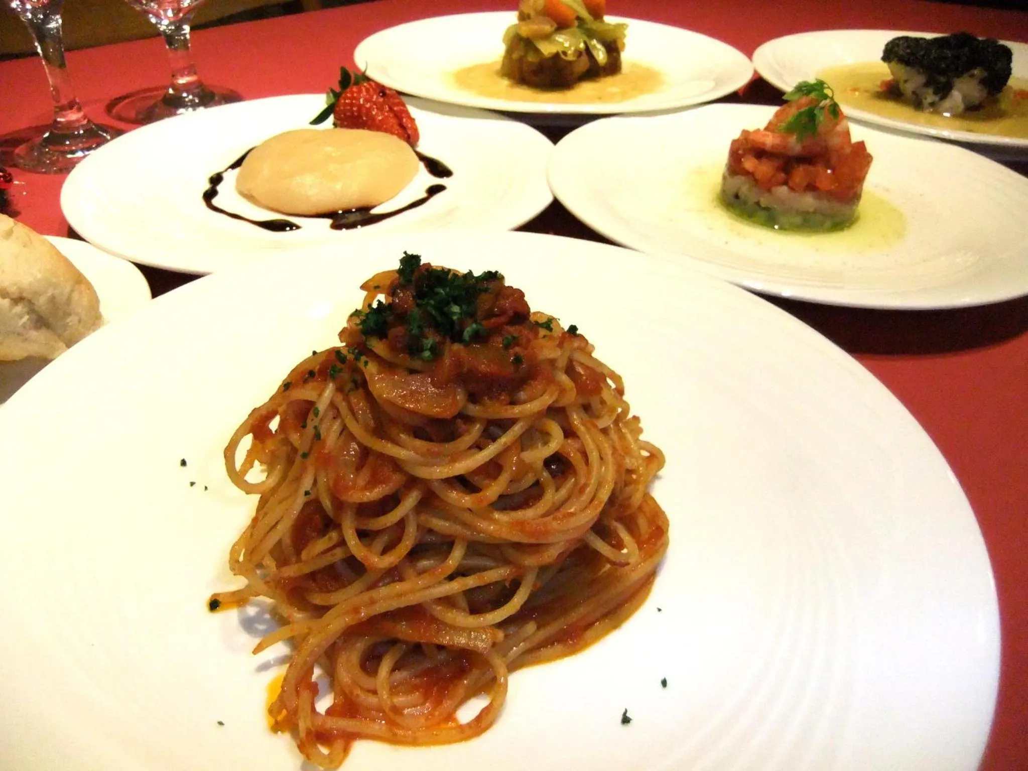 Food and drinks in Pension and Restaurant La Collina