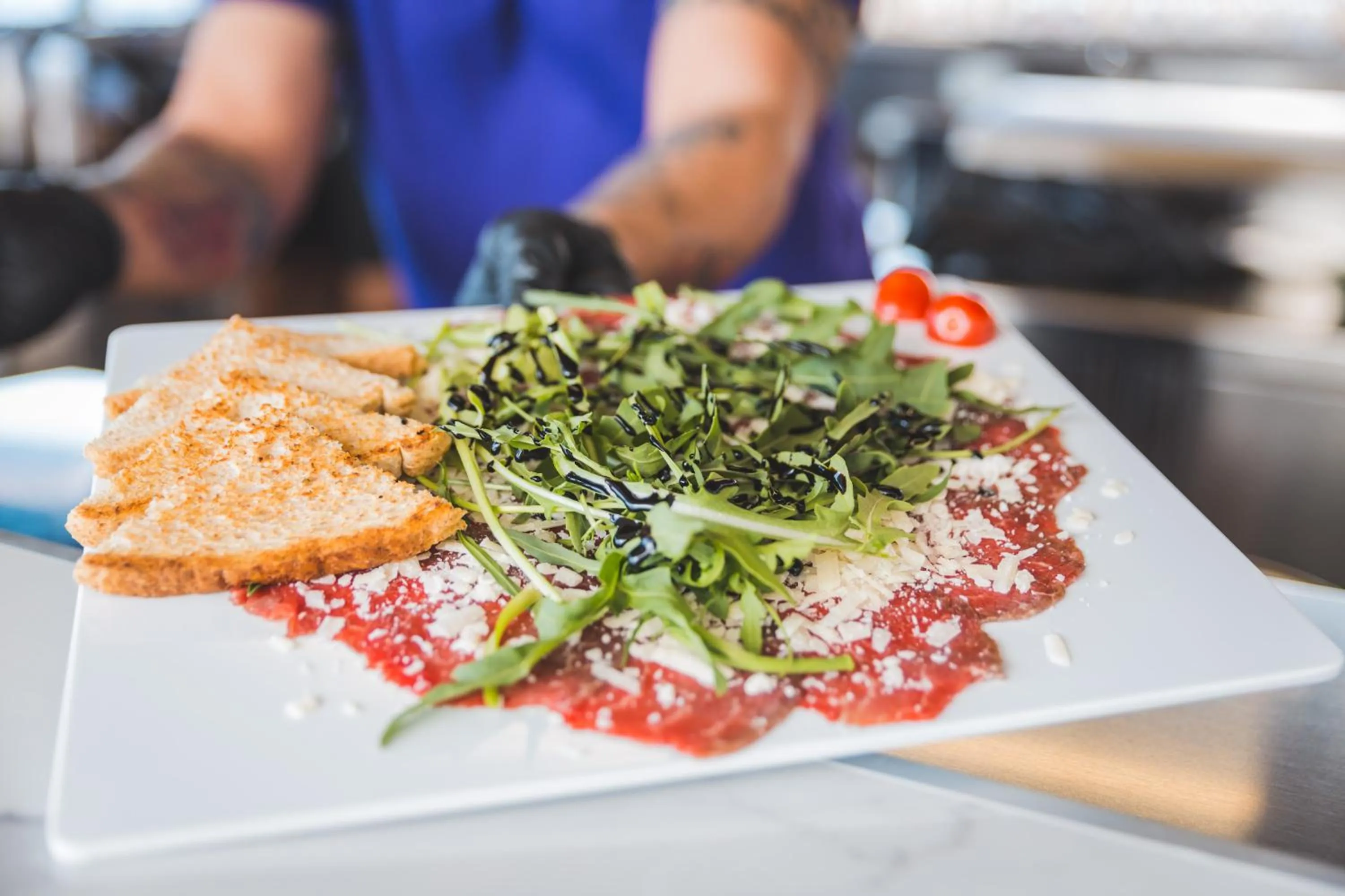 Food and drinks in Los Olivos Beach Resort