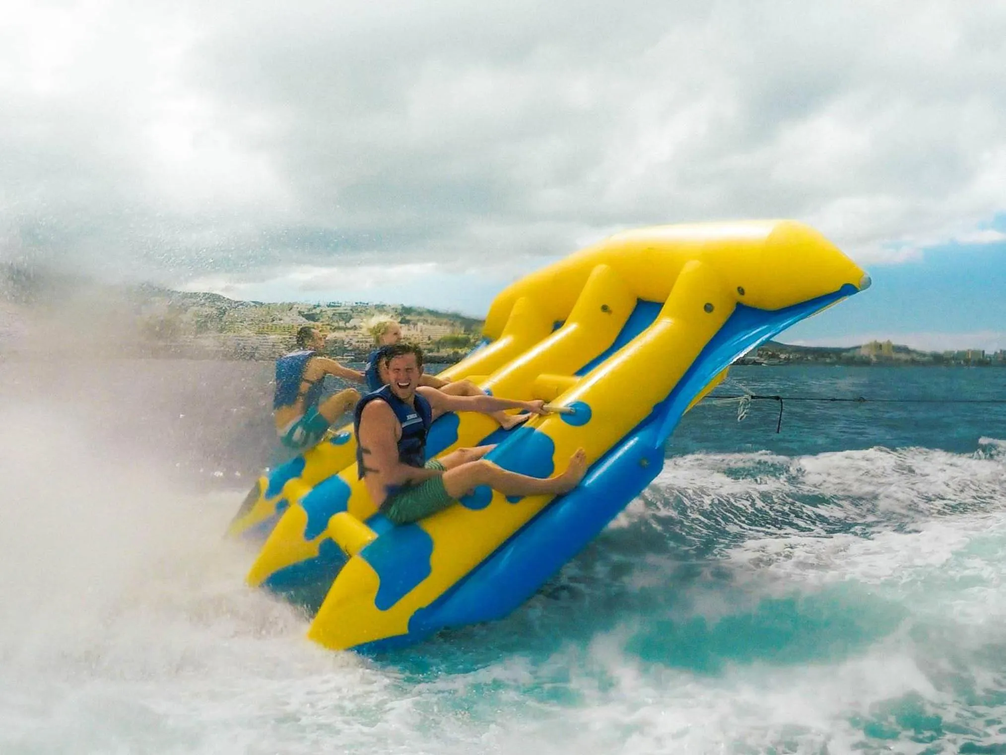 People in Los Olivos Beach Resort