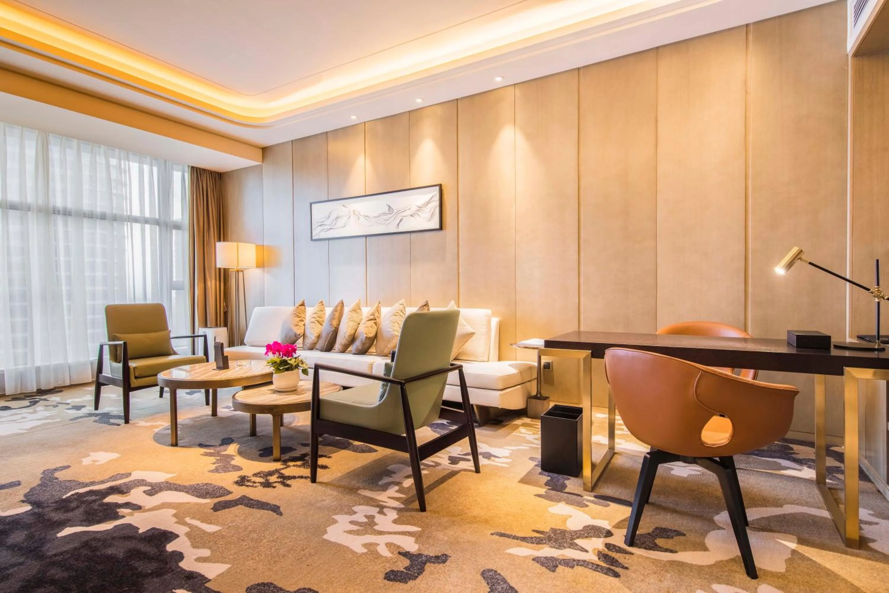 Living room in The Qube Hotel Xiangyang