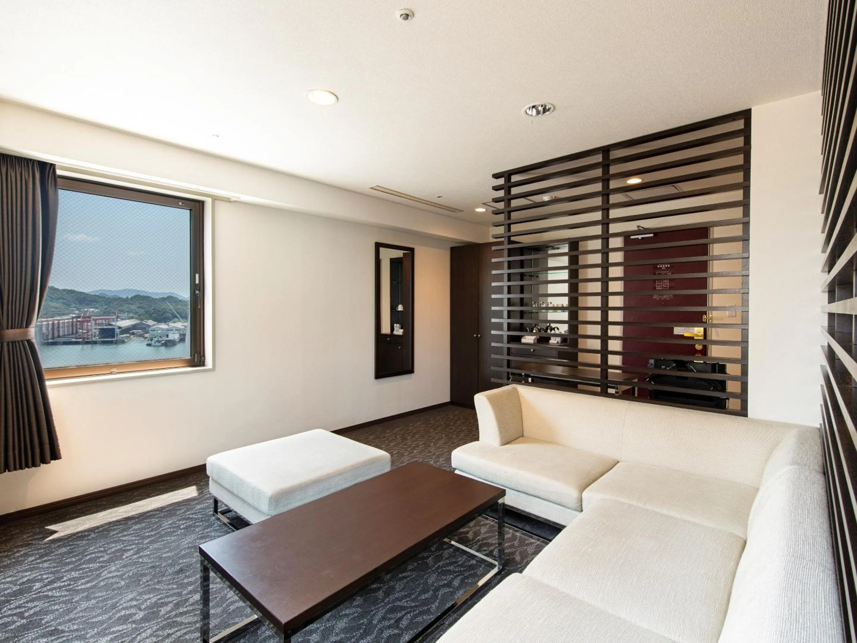 Photo of the whole room, Bed in Onomichi Kokusai Hotel