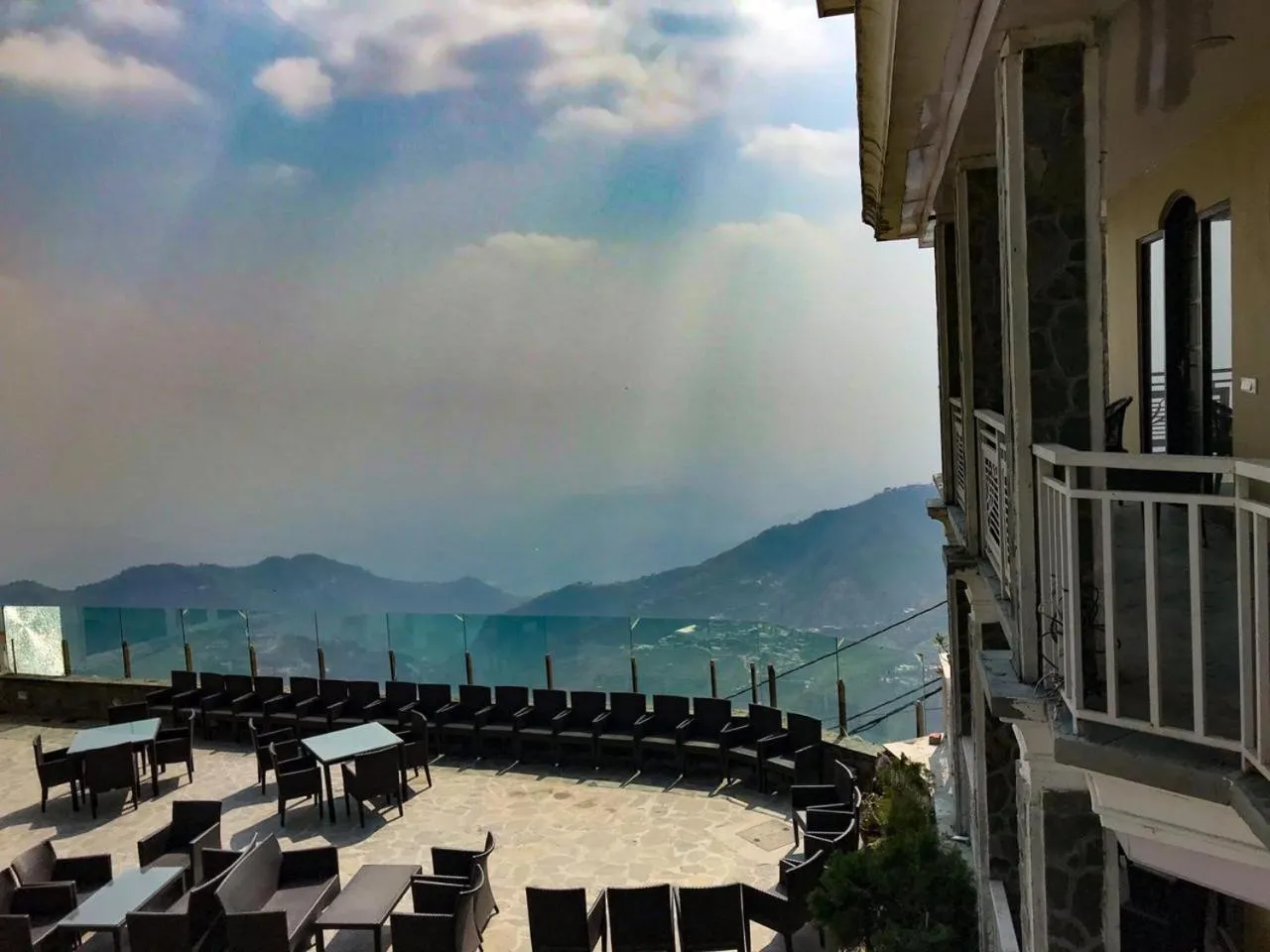 Mountain view in The Fern Brentwood Resort, Mussoorie