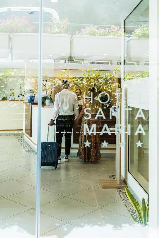 Seating area in Grand Hotel Santa Maria