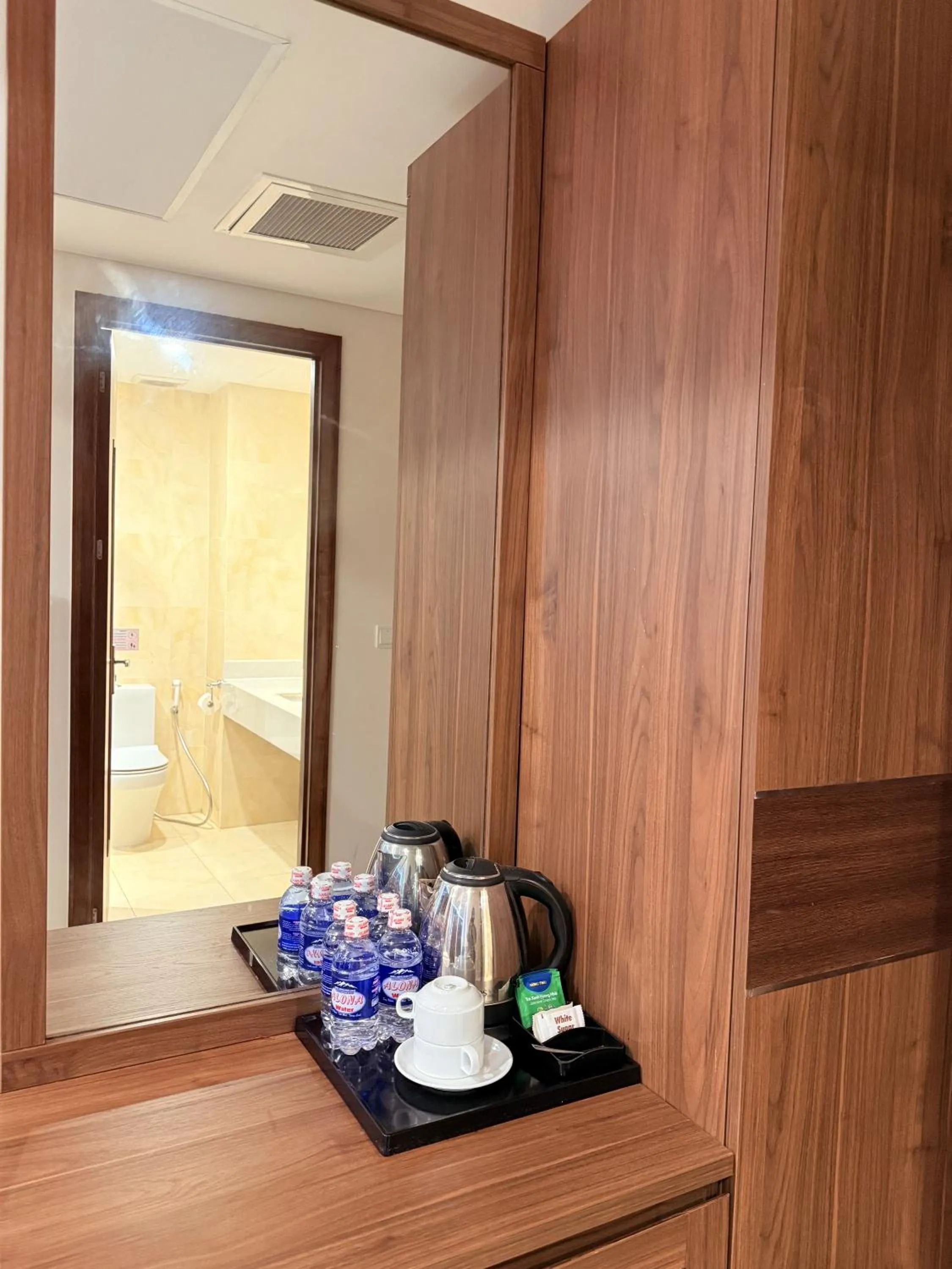 Kitchen or kitchenette in Lenid Ocean View Hotel