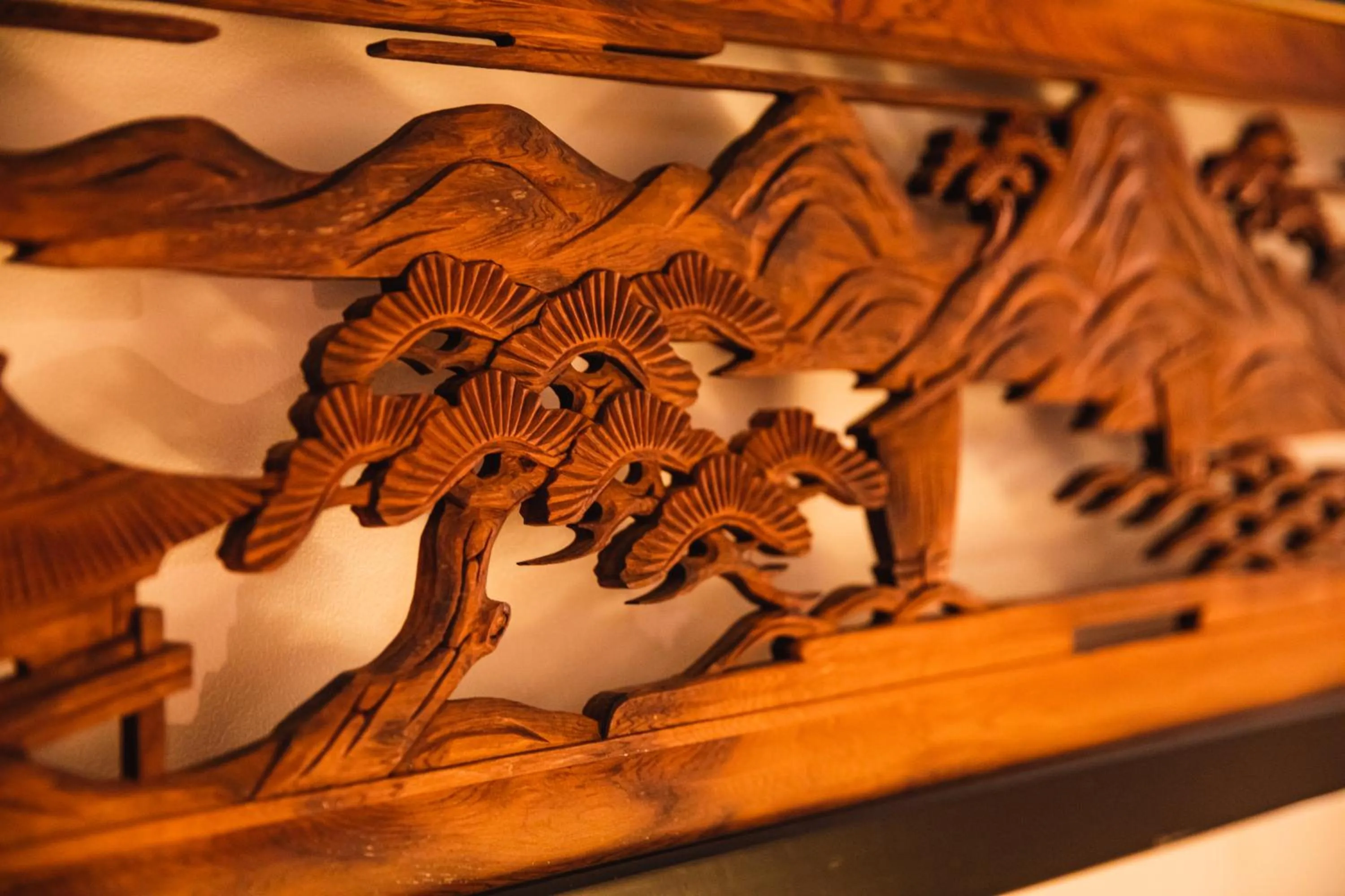 Decorative detail in AKARI et KAORI formerly Taizanso