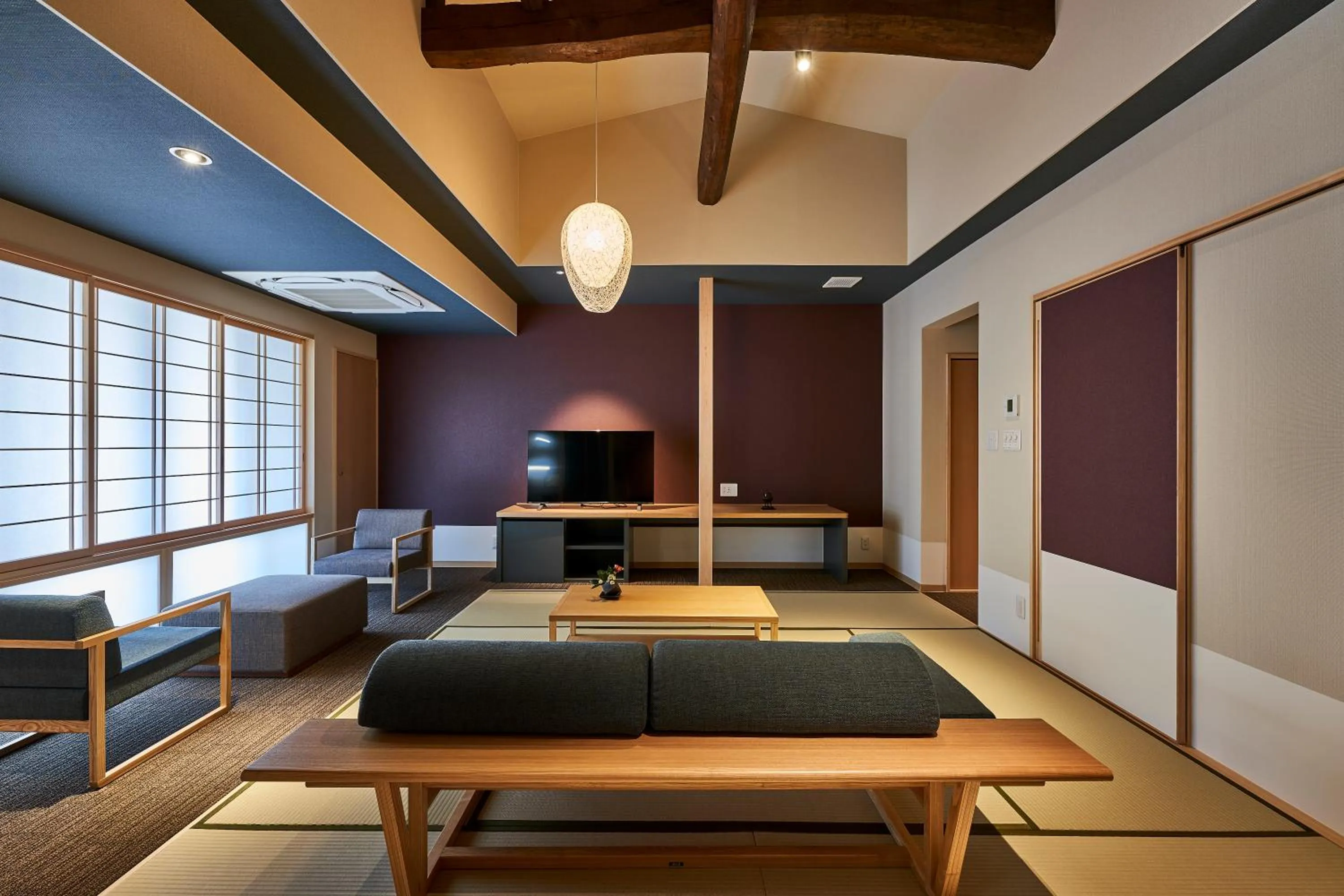 Bed in AKARI et KAORI formerly Taizanso