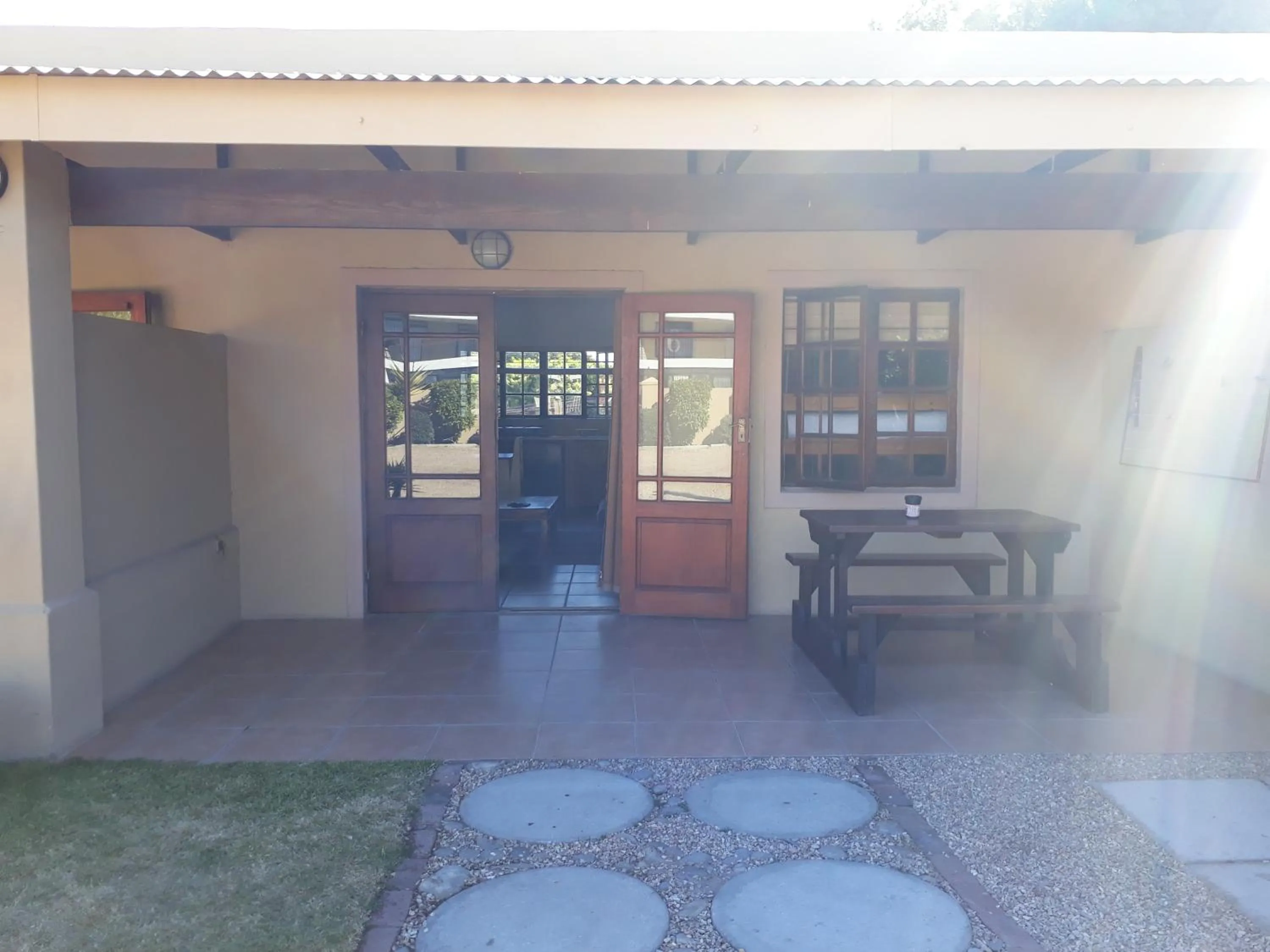 Patio in Tourist Lodge Gansbaai