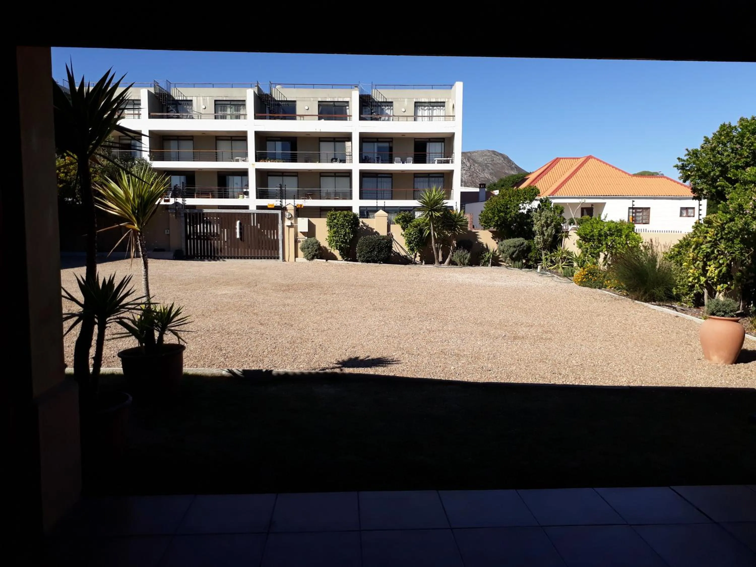 Inner courtyard view in Tourist Lodge Gansbaai