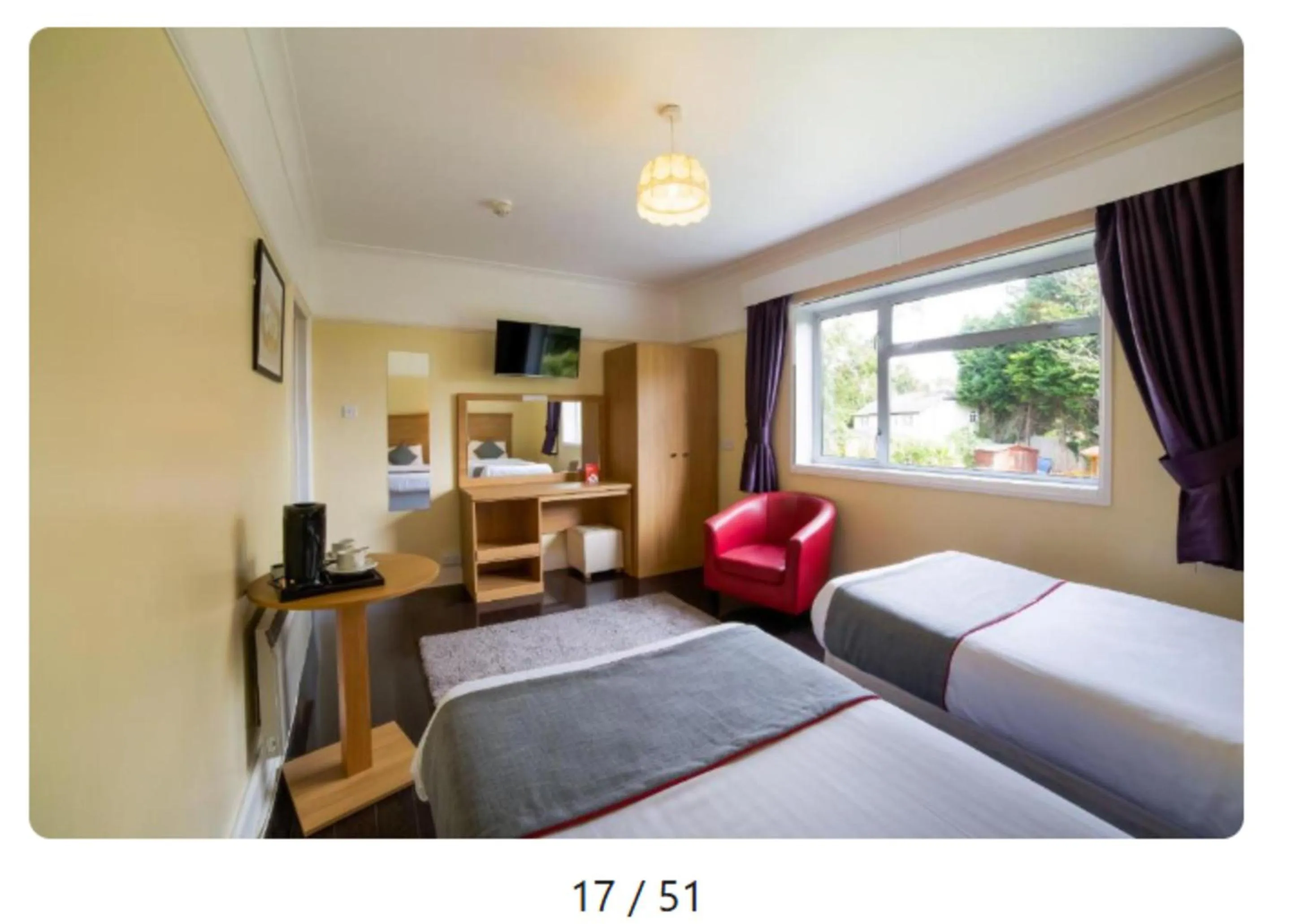 Bedroom, Bed in OYO Eagle House Hotel, St Leonards Hastings