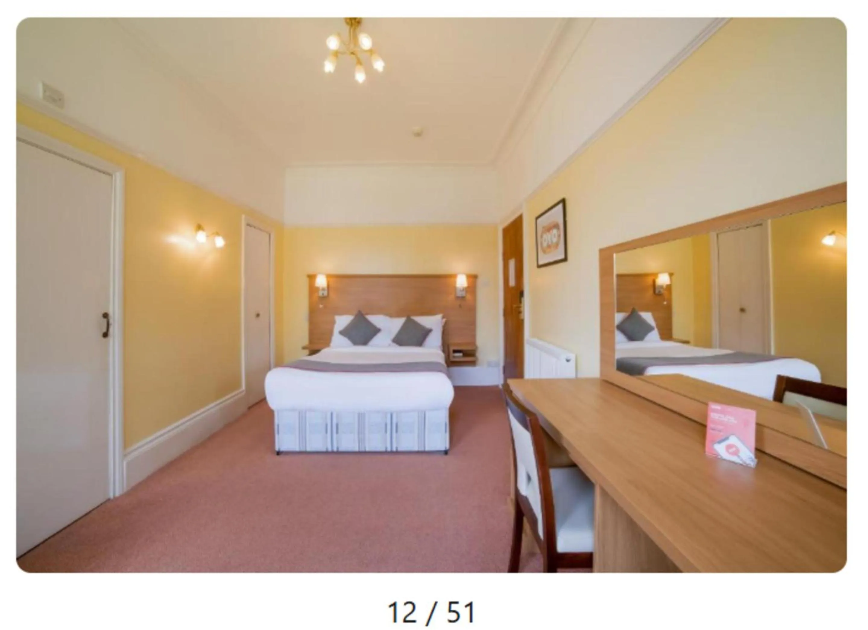 Bedroom, Bed in OYO Eagle House Hotel, St Leonards Hastings