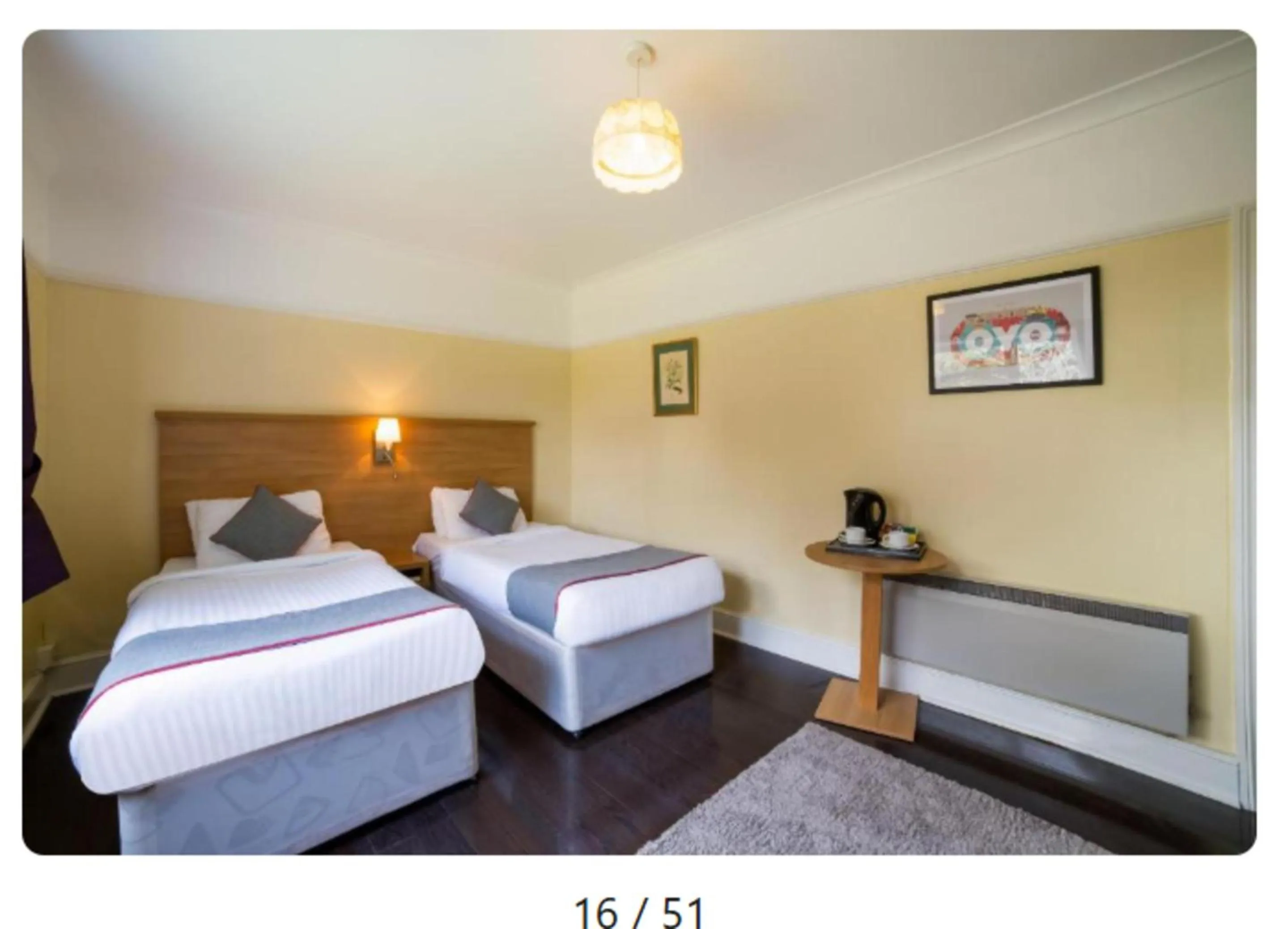 Bedroom, Bed in OYO Eagle House Hotel, St Leonards Hastings