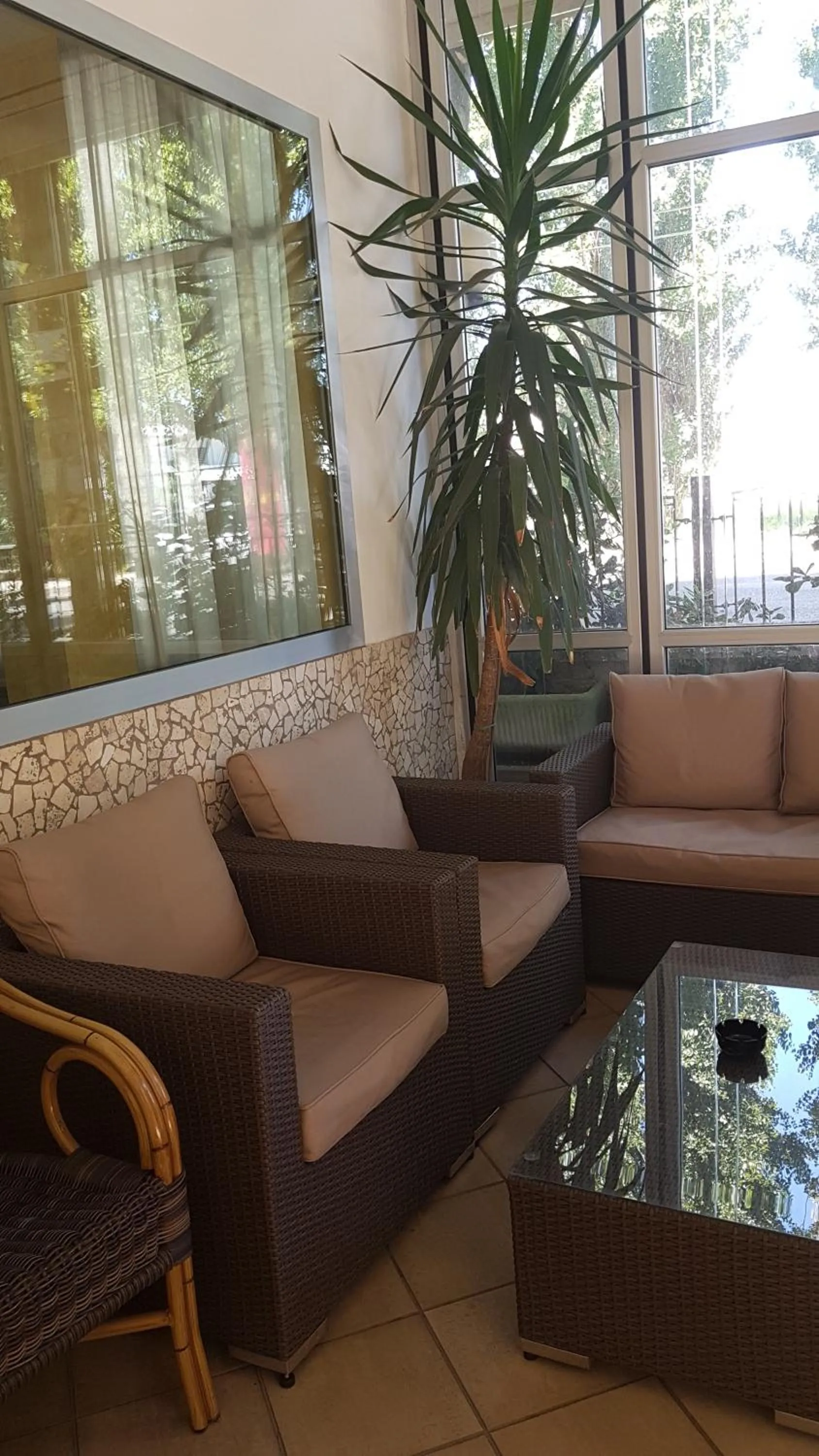 Patio in Hotel De La Plage