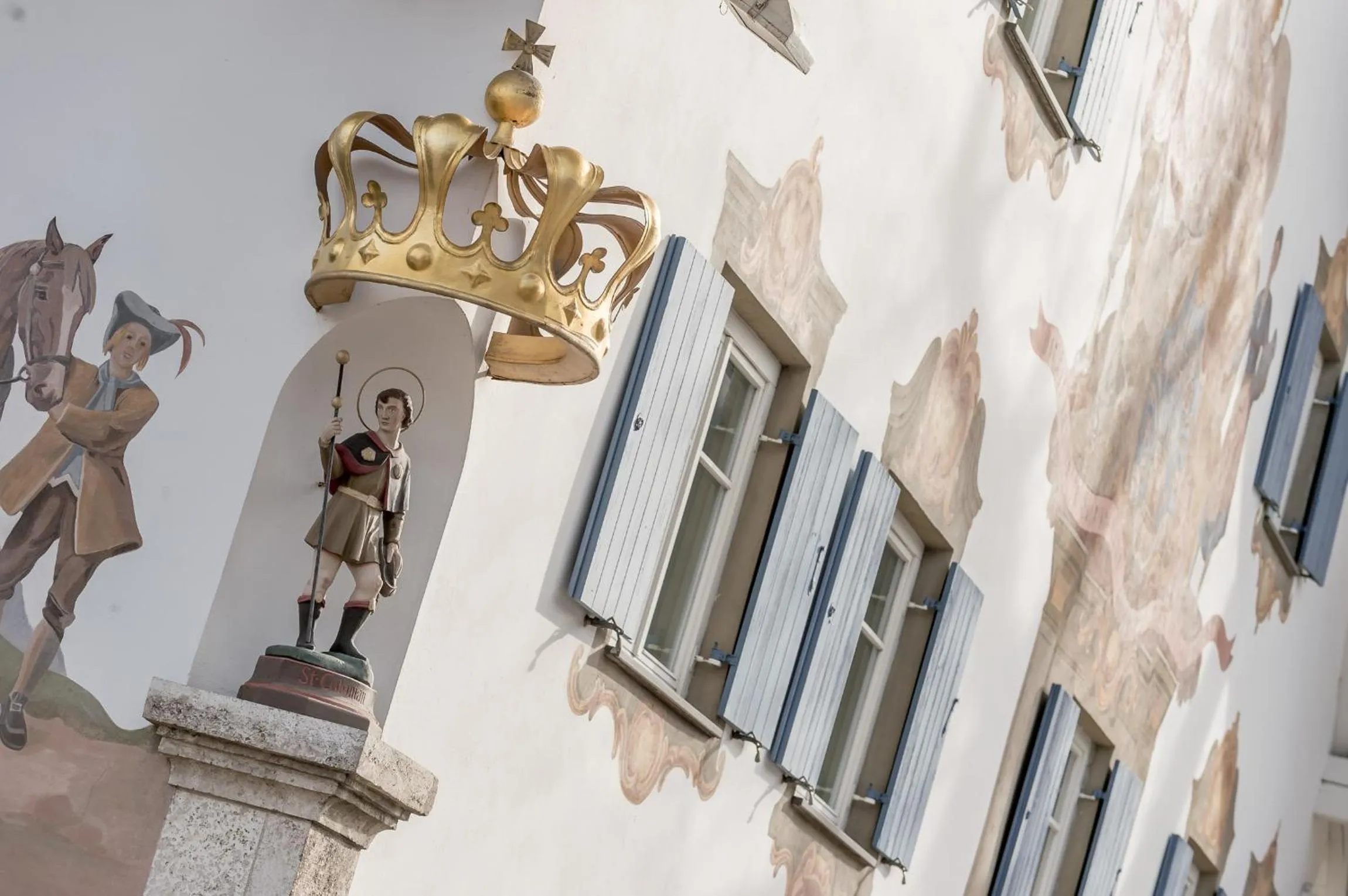 Property building in Alpenhotel Krone