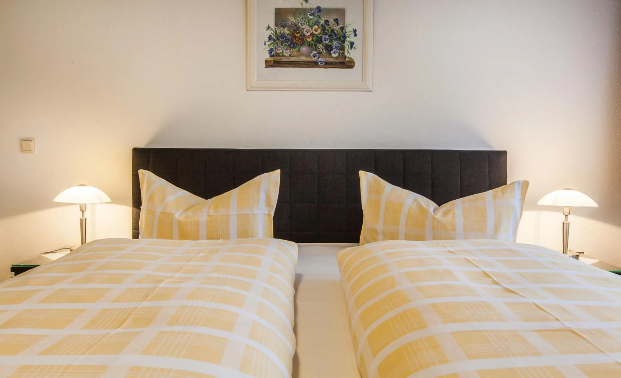 Bed in Hotel Quellental