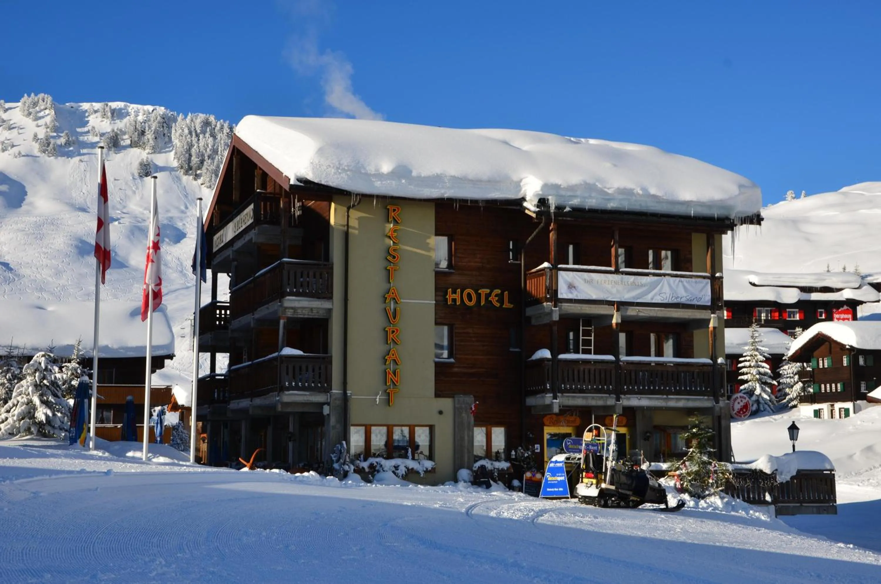 Facade/entrance in Hotel Restaurant Silbersand