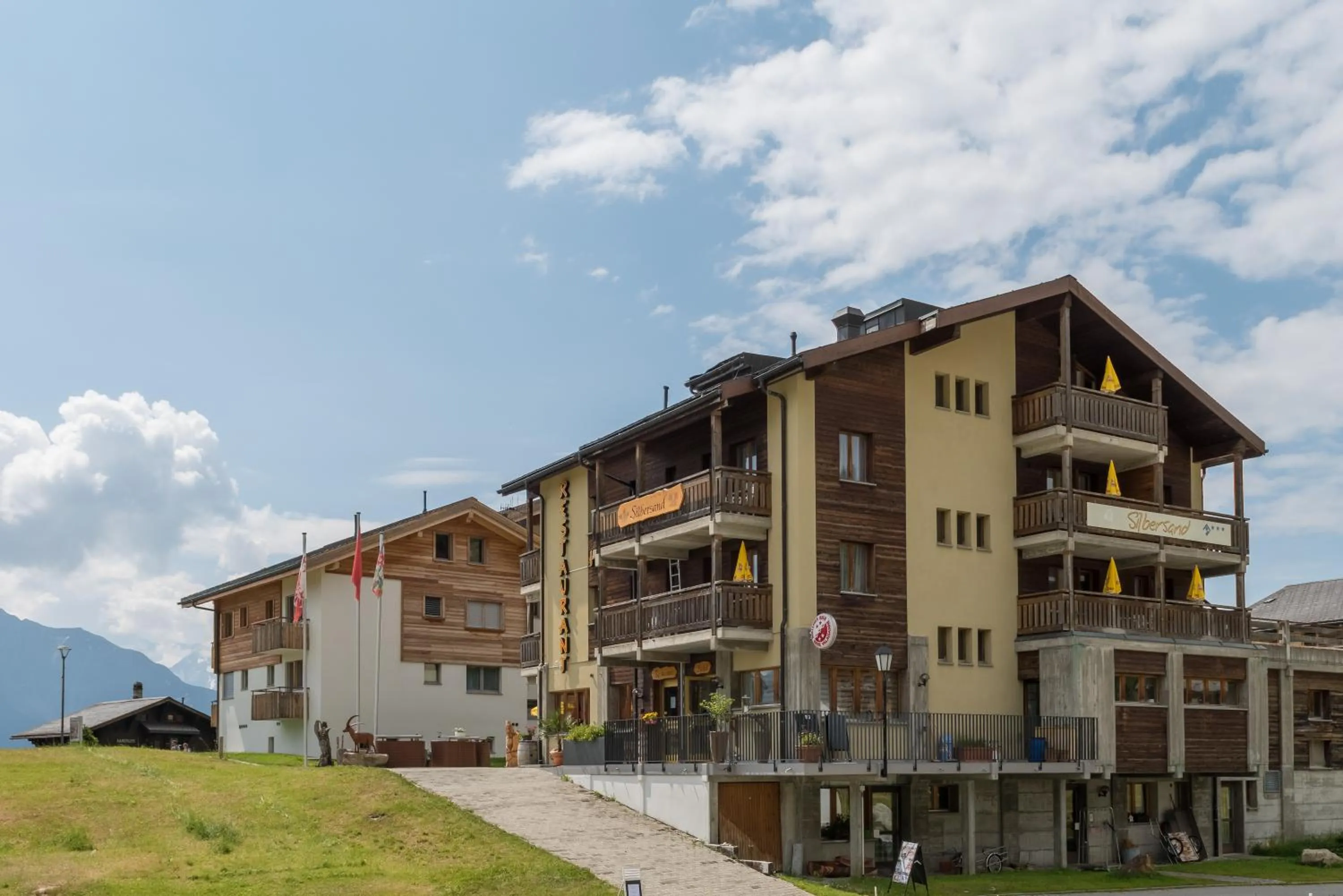 Summer in Hotel Restaurant Silbersand