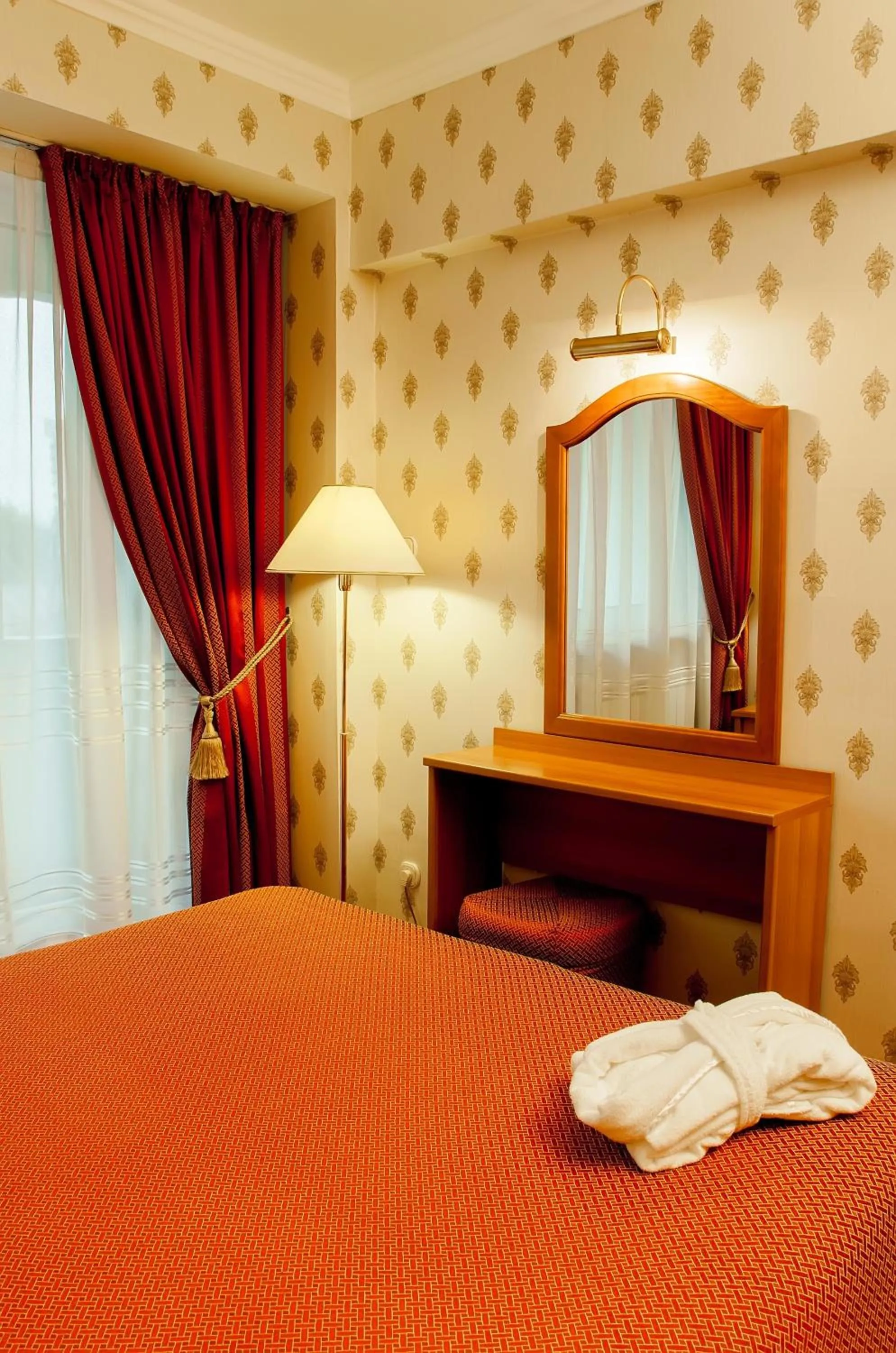 Decorative detail, Bed in Astana International Hotel