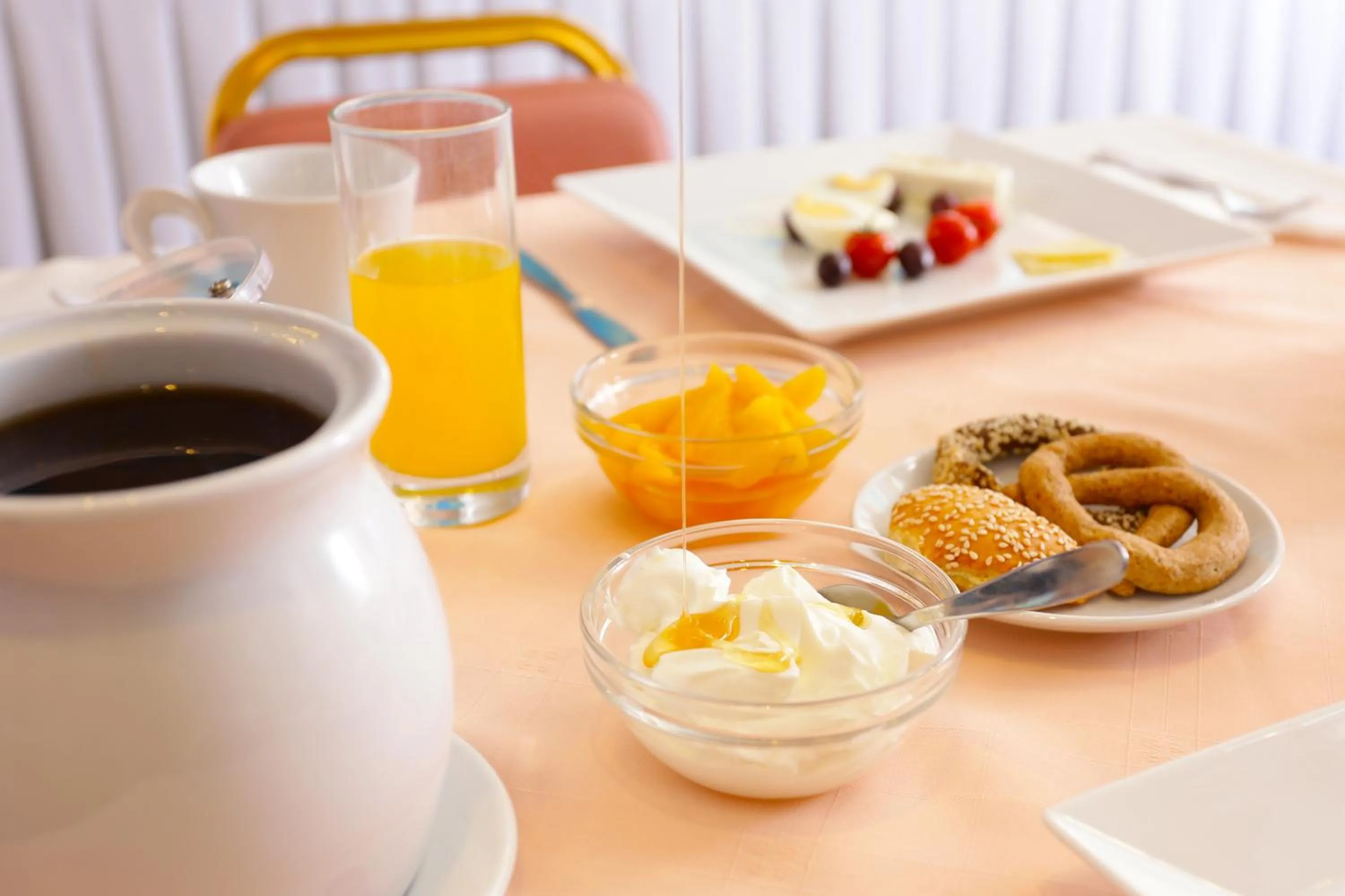 Food close-up in Xenophon Hotel