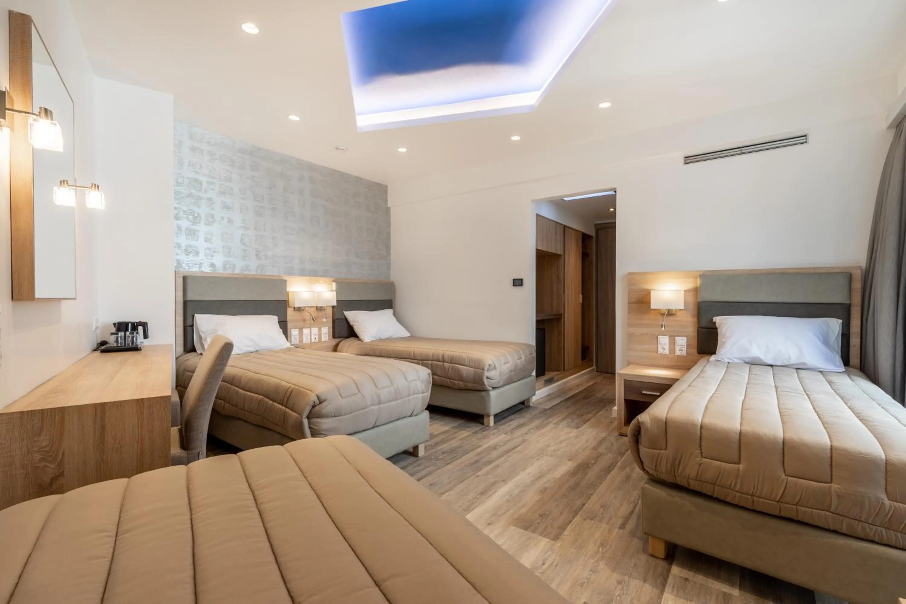 Bed in Xenophon Hotel